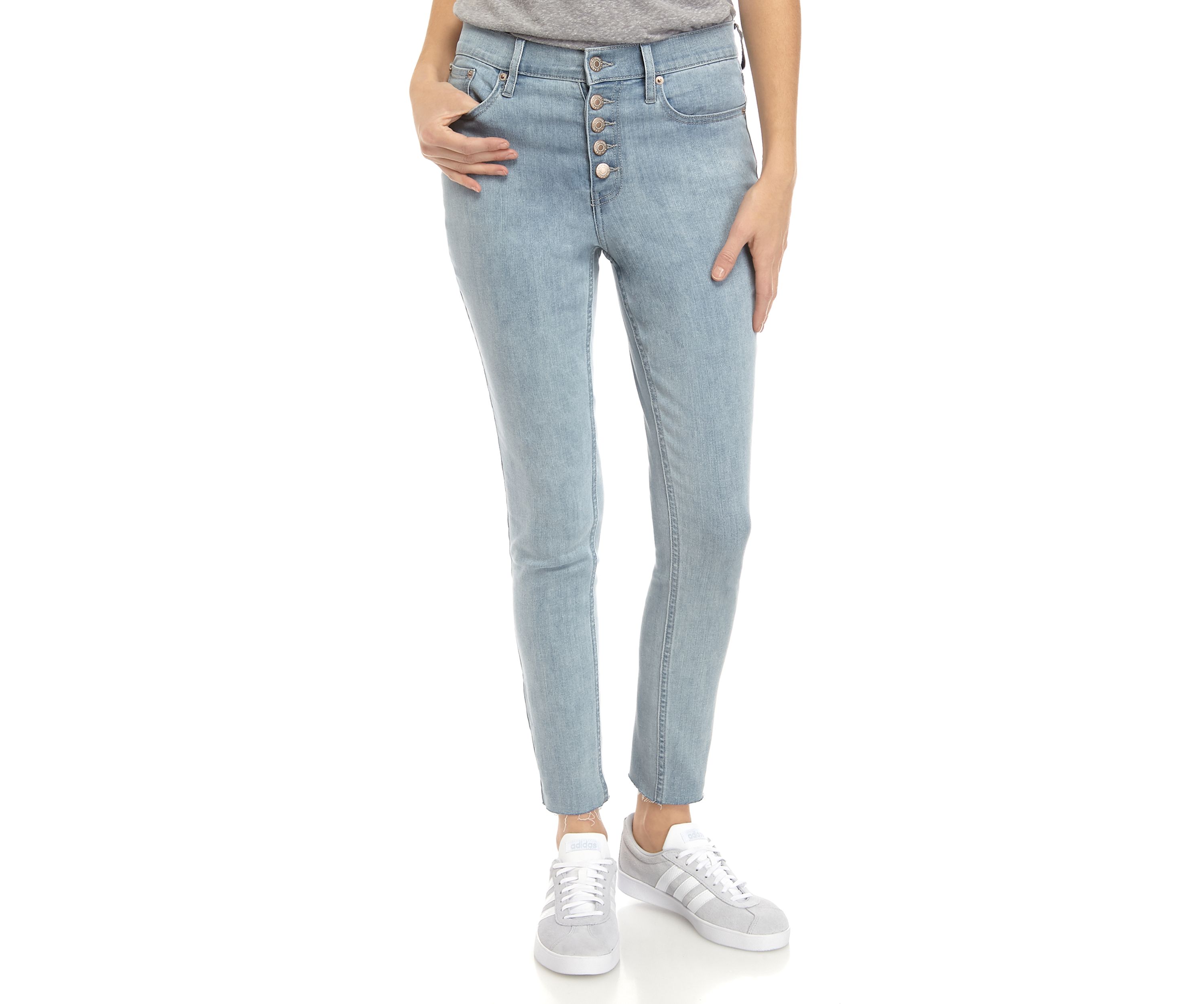 Womens High Rise Skinny Jeans