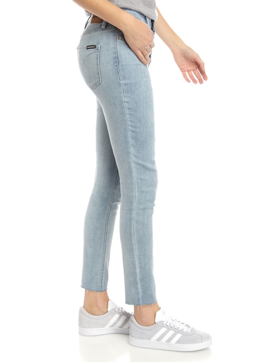 Womens High Rise Skinny Jeans