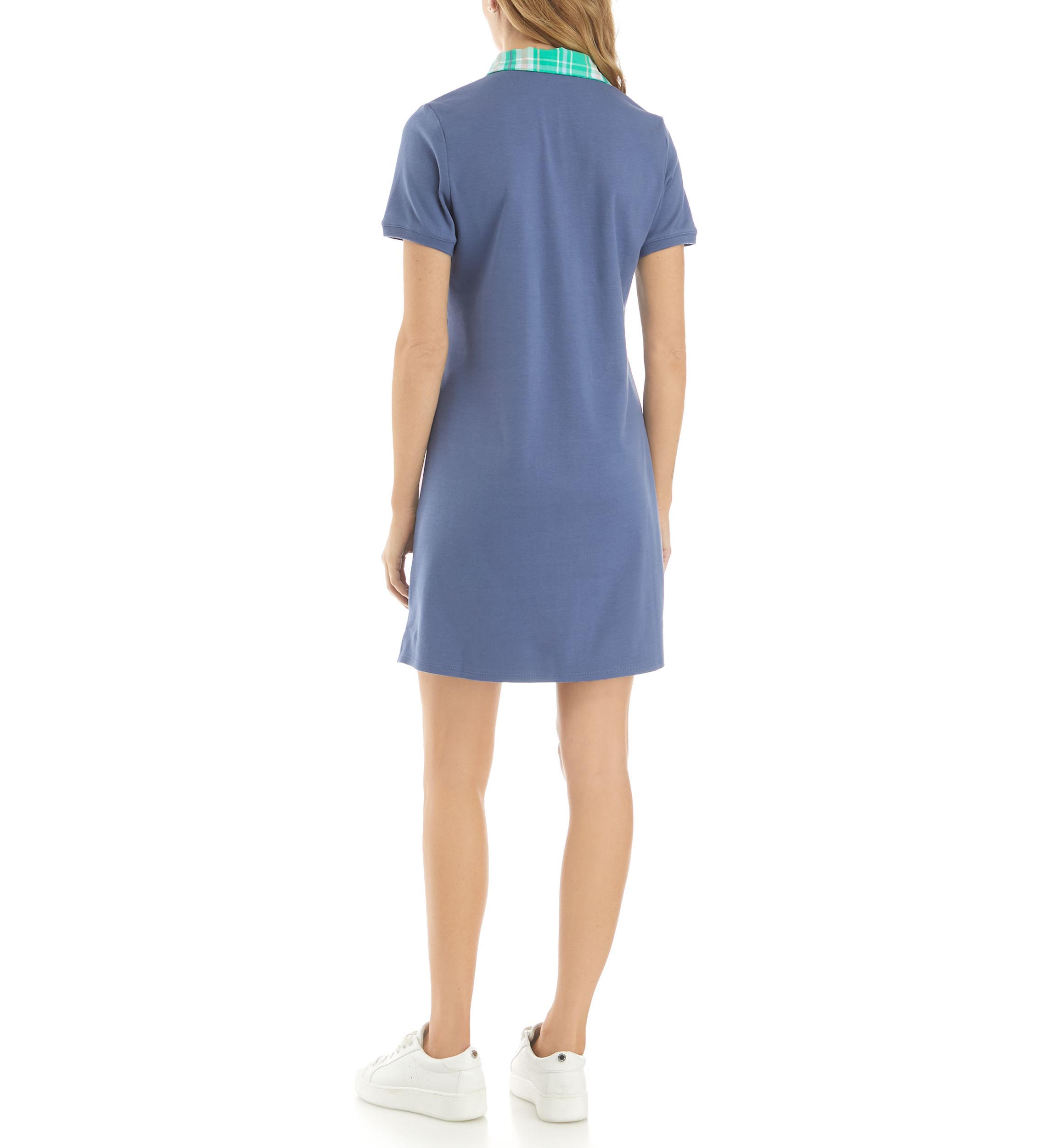 Petite Short Sleeve Polo Dress 
