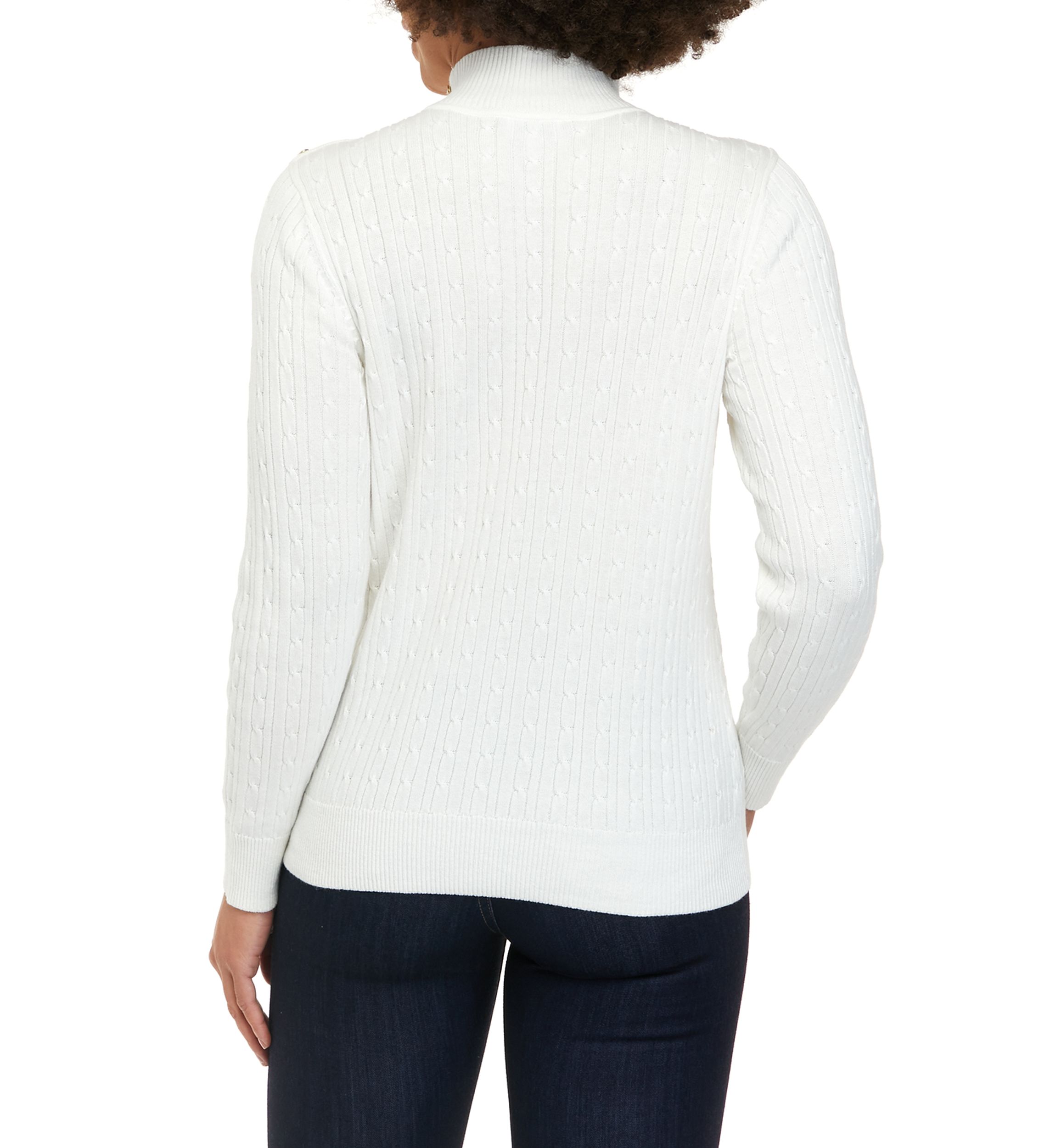 Petite Long Sleeve Turtleneck Sweater