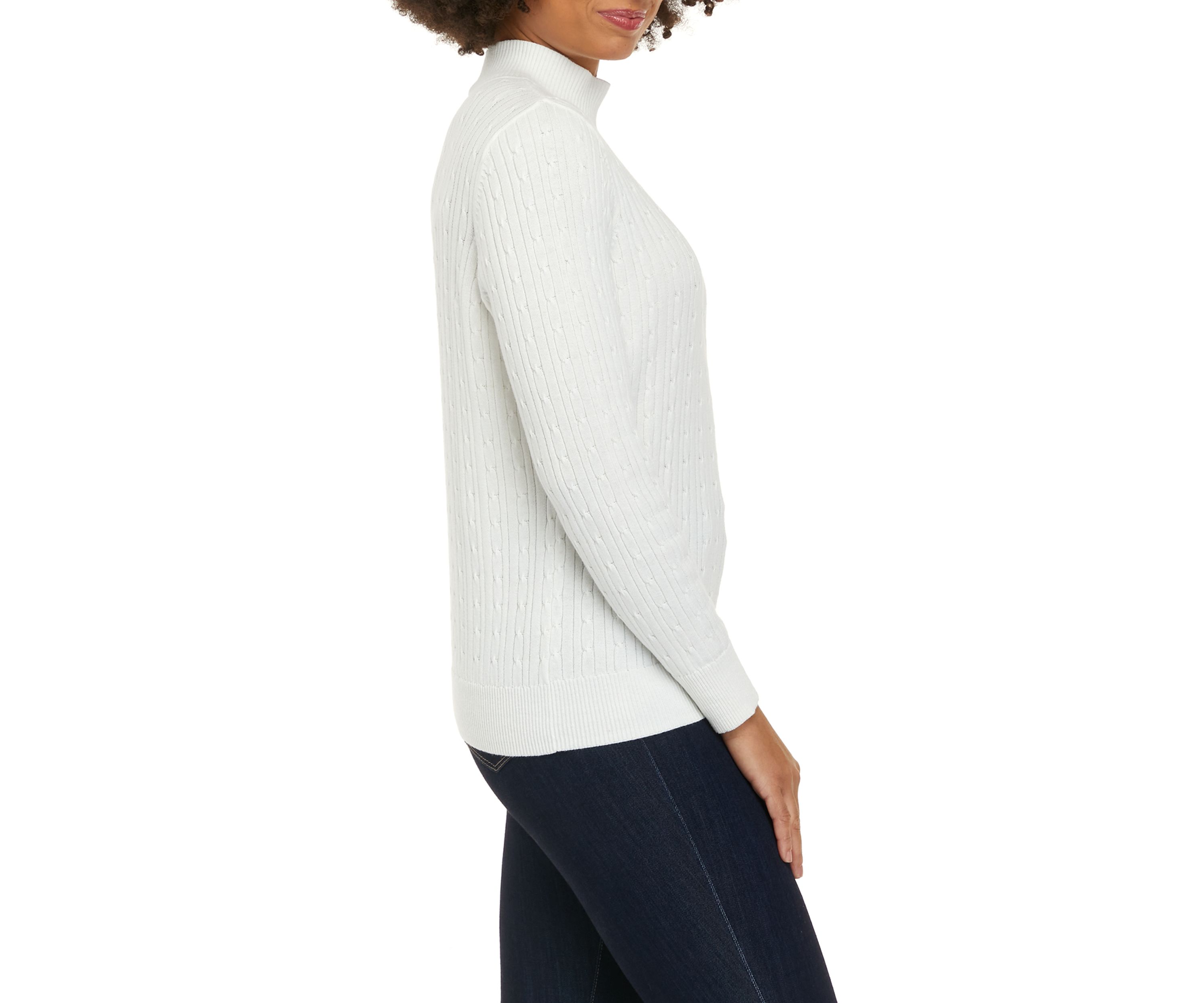 Petite Long Sleeve Turtleneck Sweater