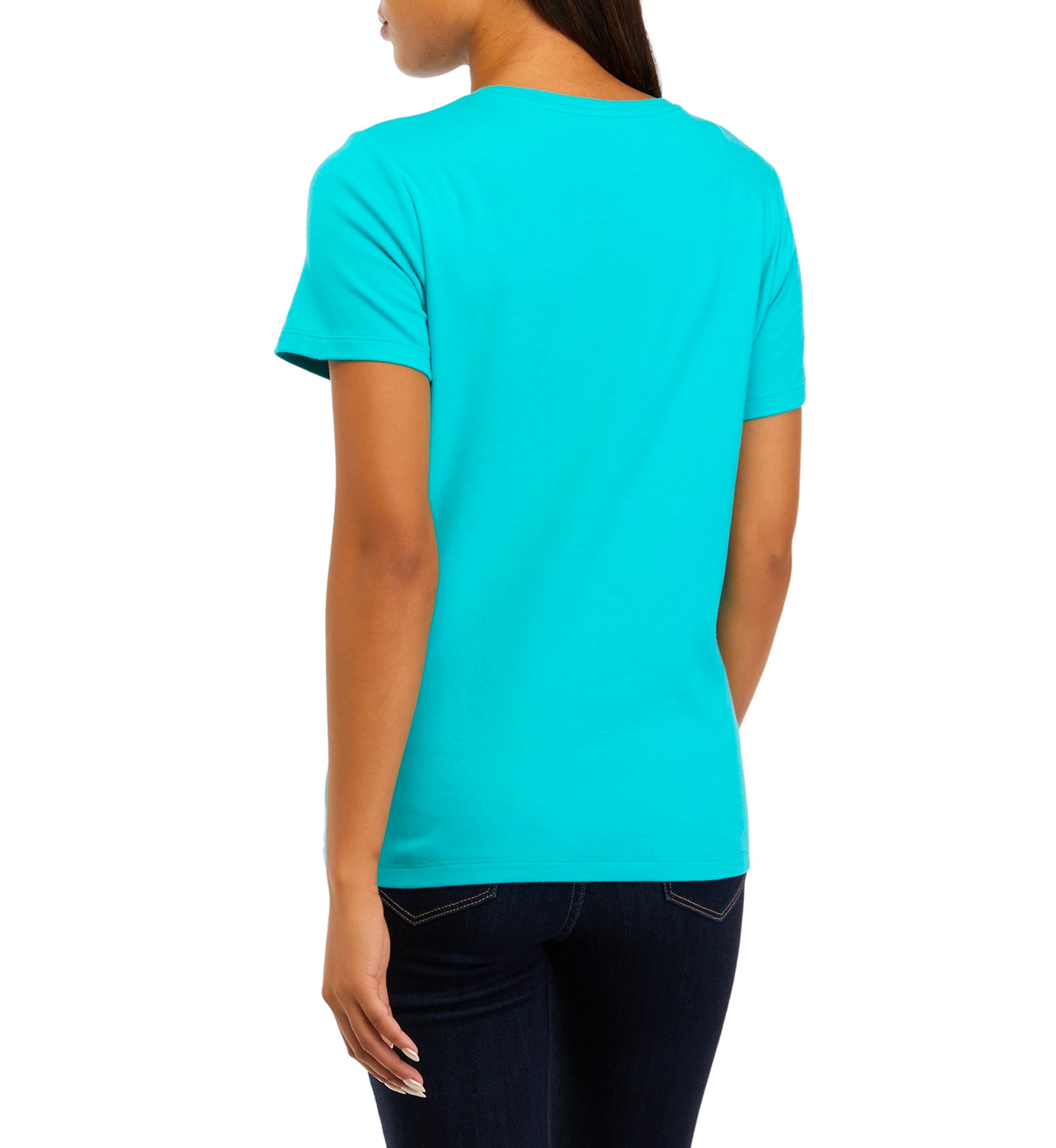Petite Short Sleeve Fashion T-Shirt 