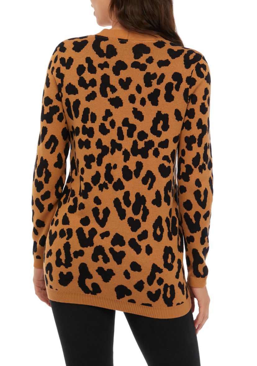 Petite Jacquard Cardigan
