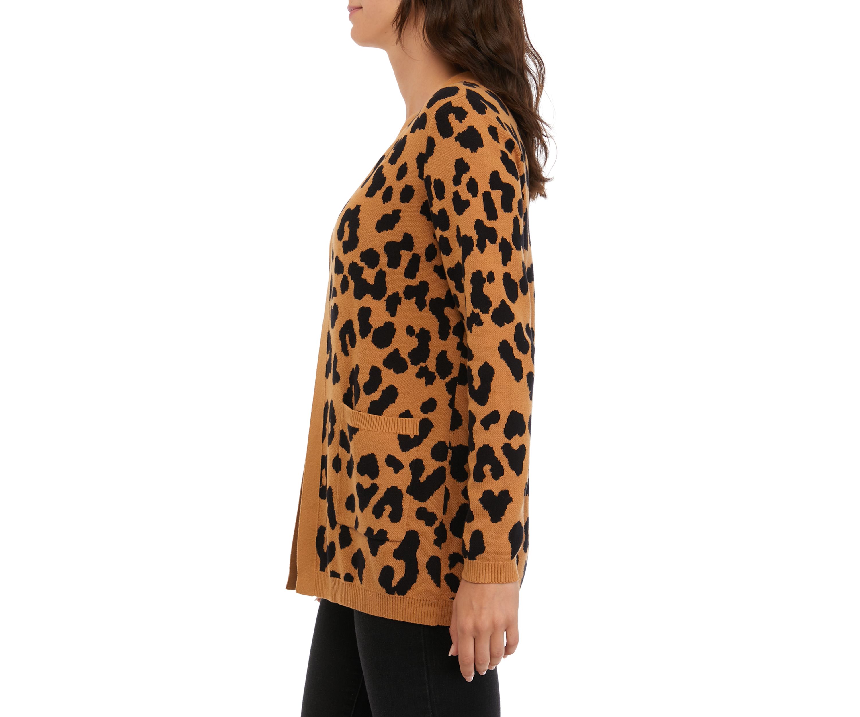 Petite Jacquard Cardigan