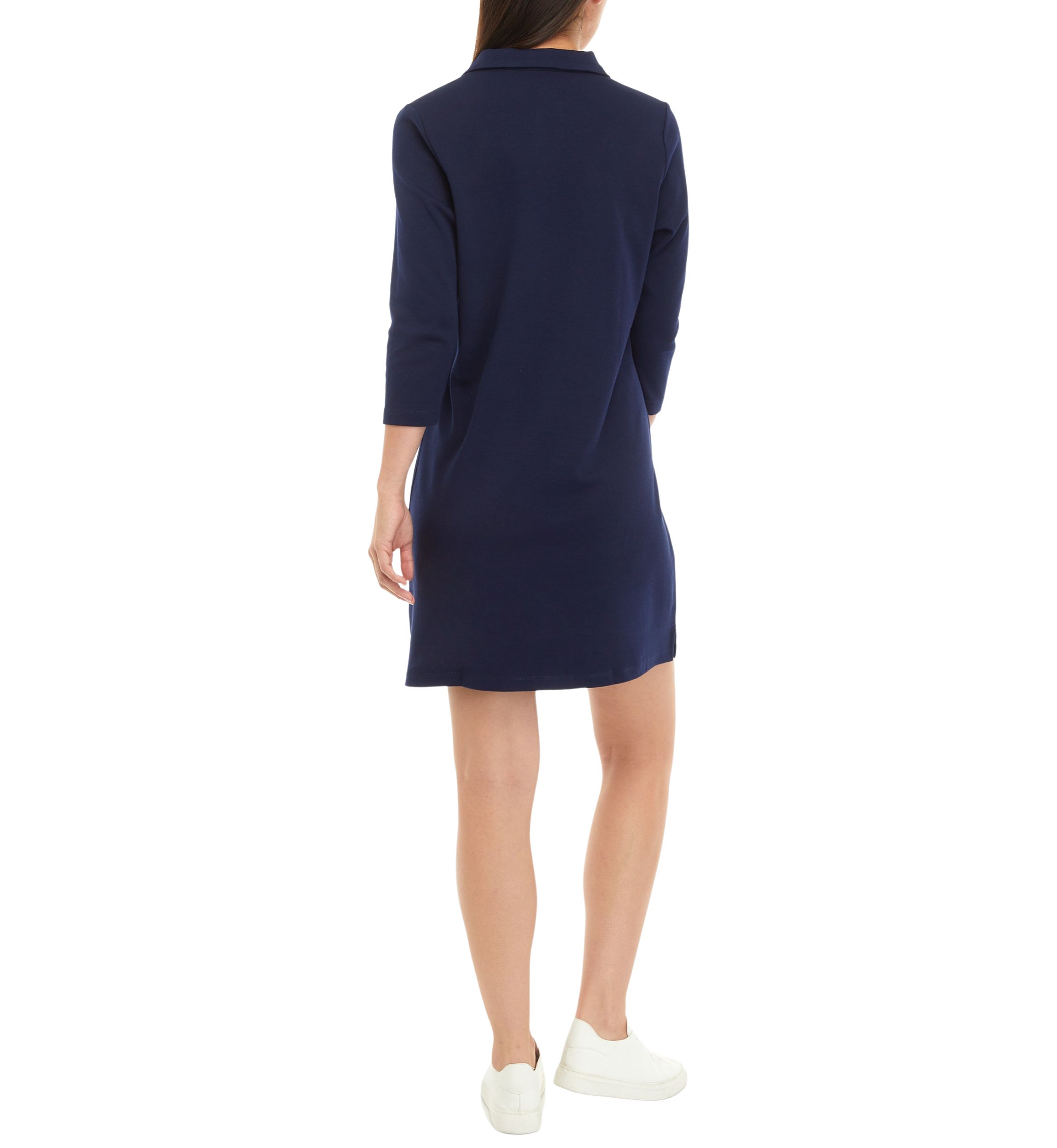 Petite Johnny Collar Polo Dress