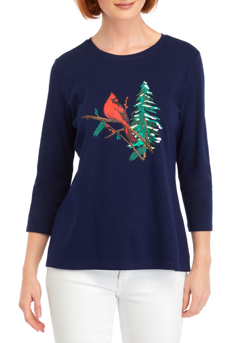 Petite Crew Graphic T-Shirt 
