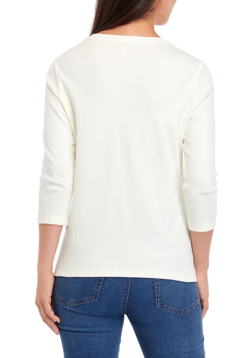 Petite Farm Fresh Graphic T-Shirt 