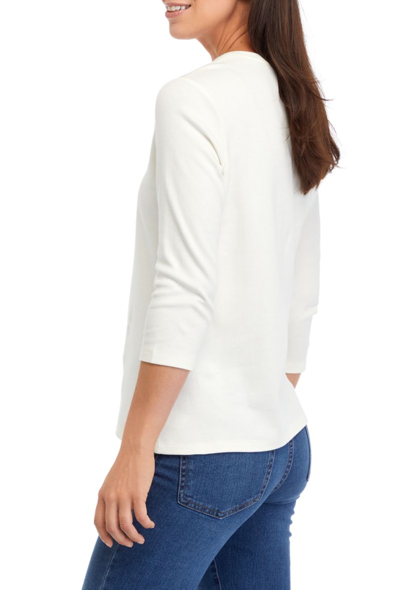Petite Farm Fresh Graphic T-Shirt 