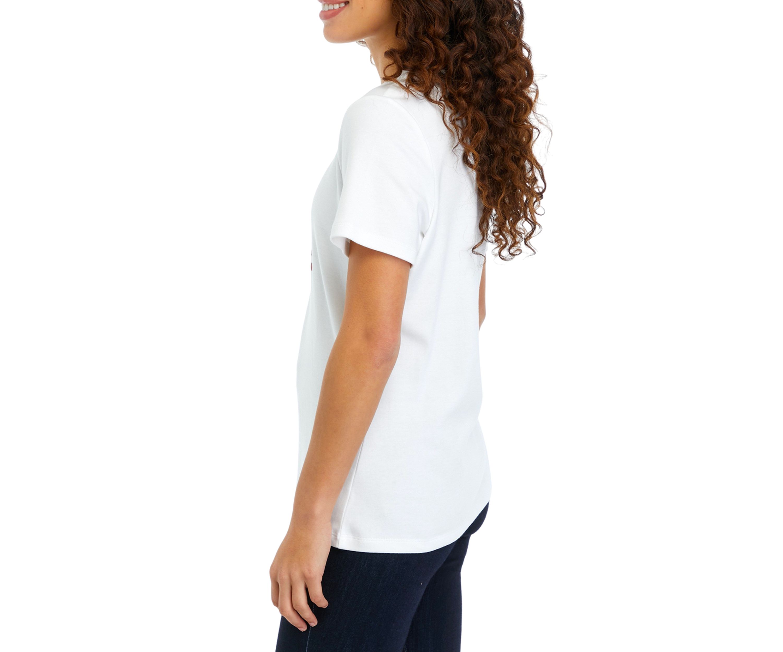 Petite Short Sleeve Crew Neck Graphic T-Shirt