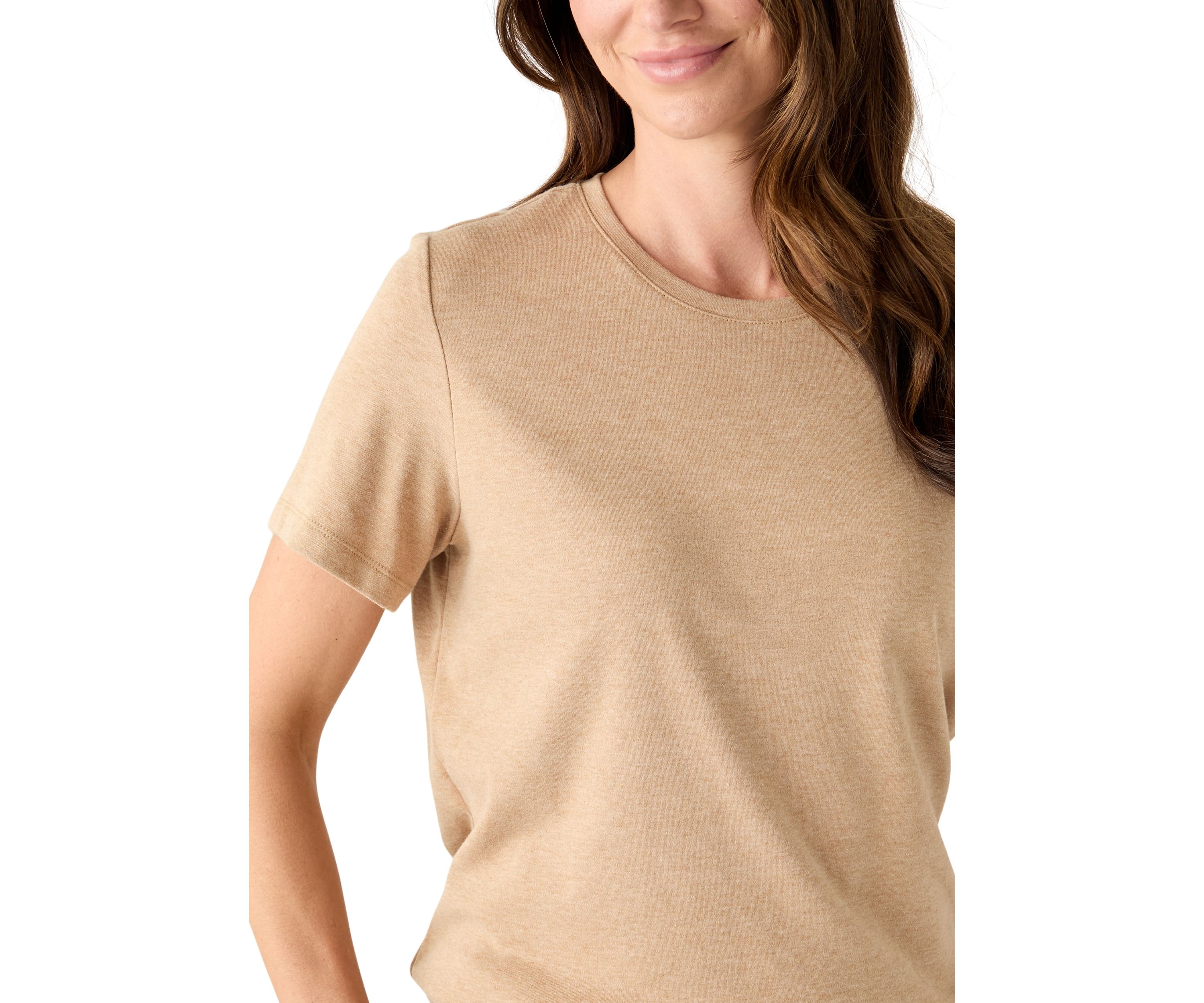 Petite Short Sleeve Heather T-Shirt