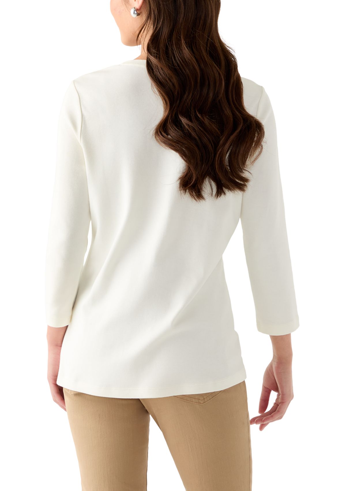 Petite Graphic Crew Neck T-Shirt