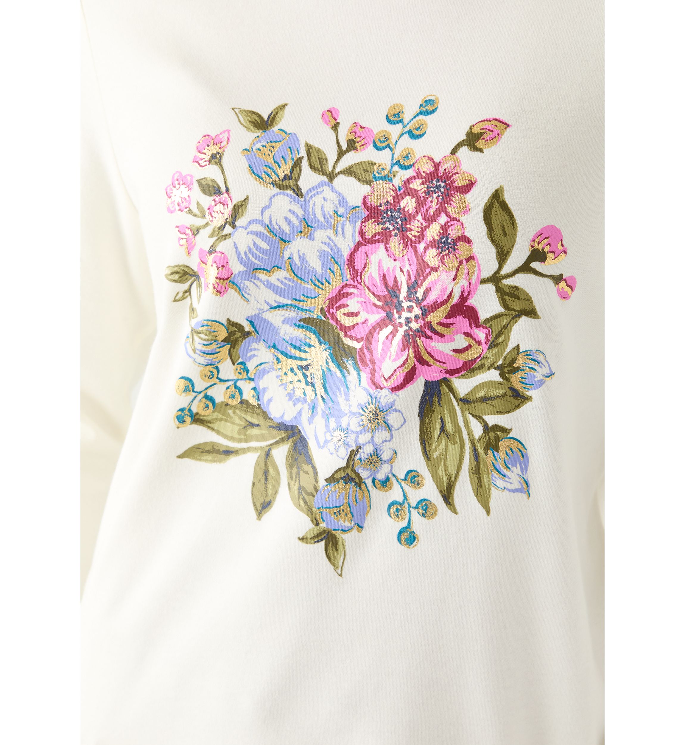 Petite Graphic Crew Neck T-Shirt