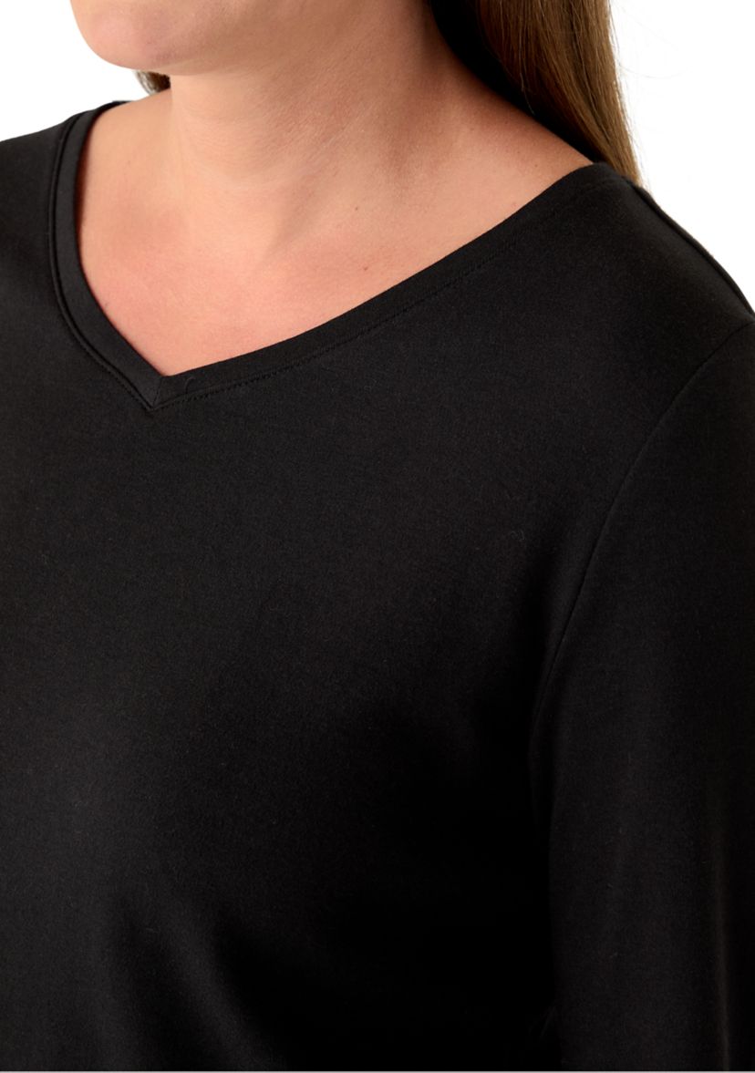 Petite V-Neck T-Shirt