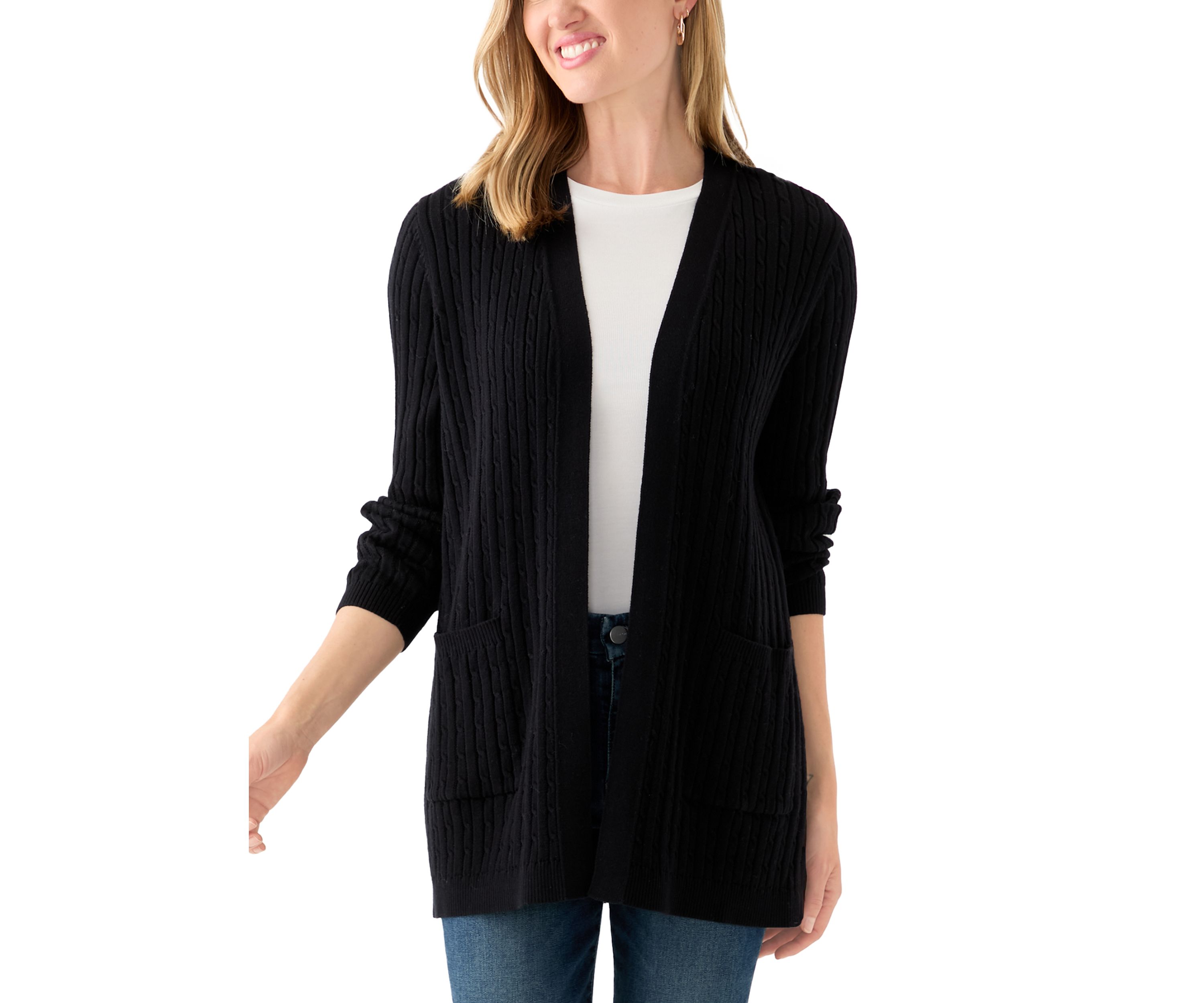 Petite Cable Cardigan 