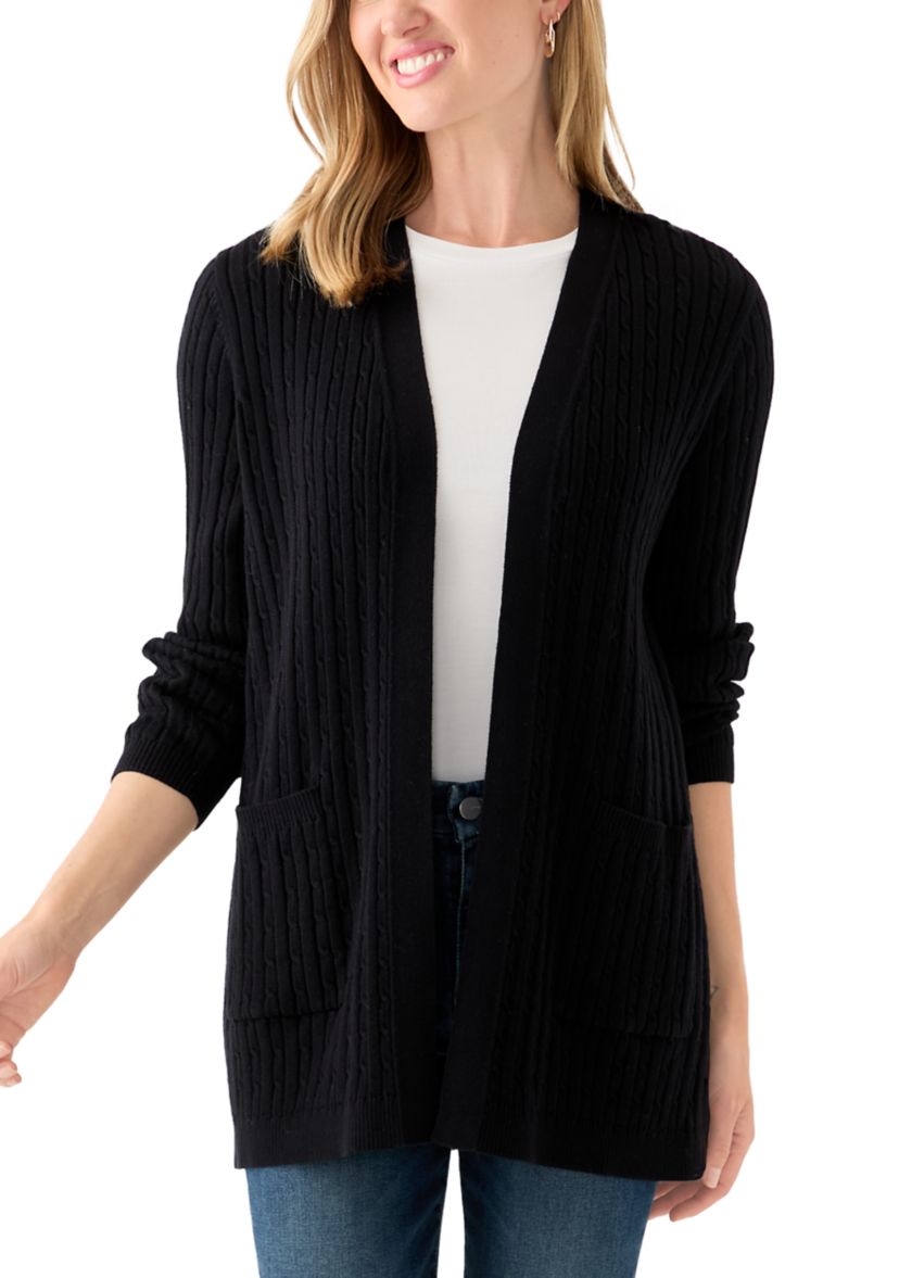 Petite Cable Cardigan 