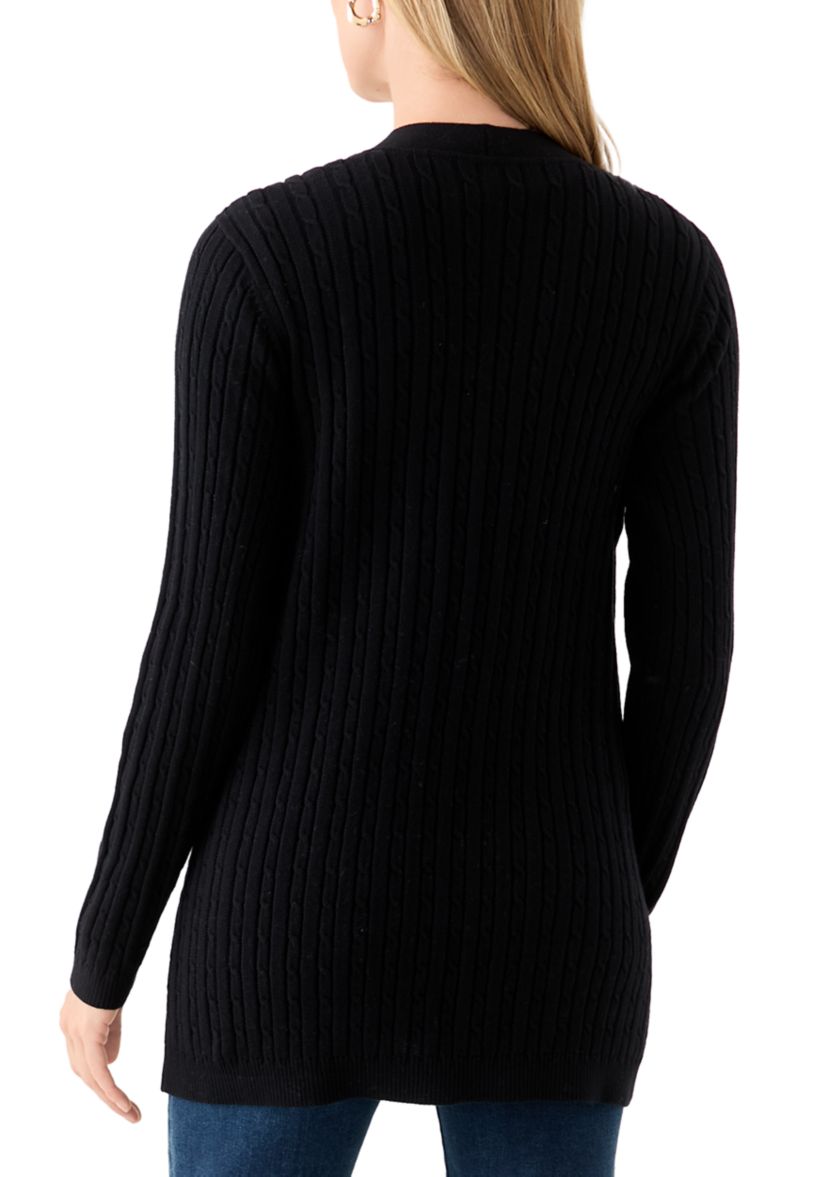 Petite Cable Cardigan 
