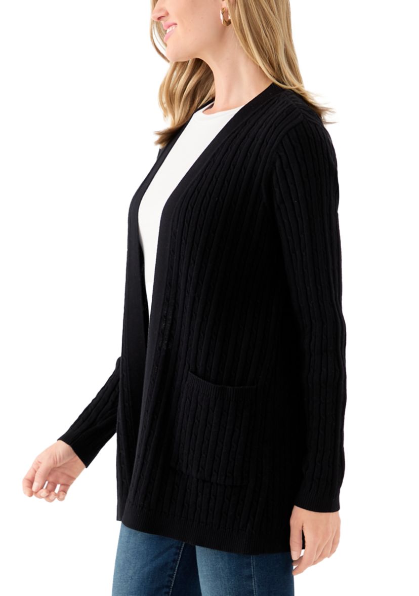 Petite Cable Cardigan 