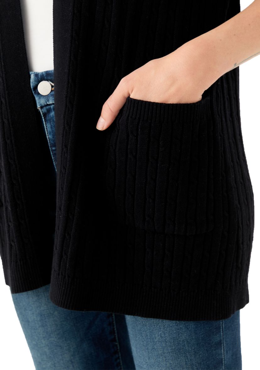 Petite Cable Cardigan 