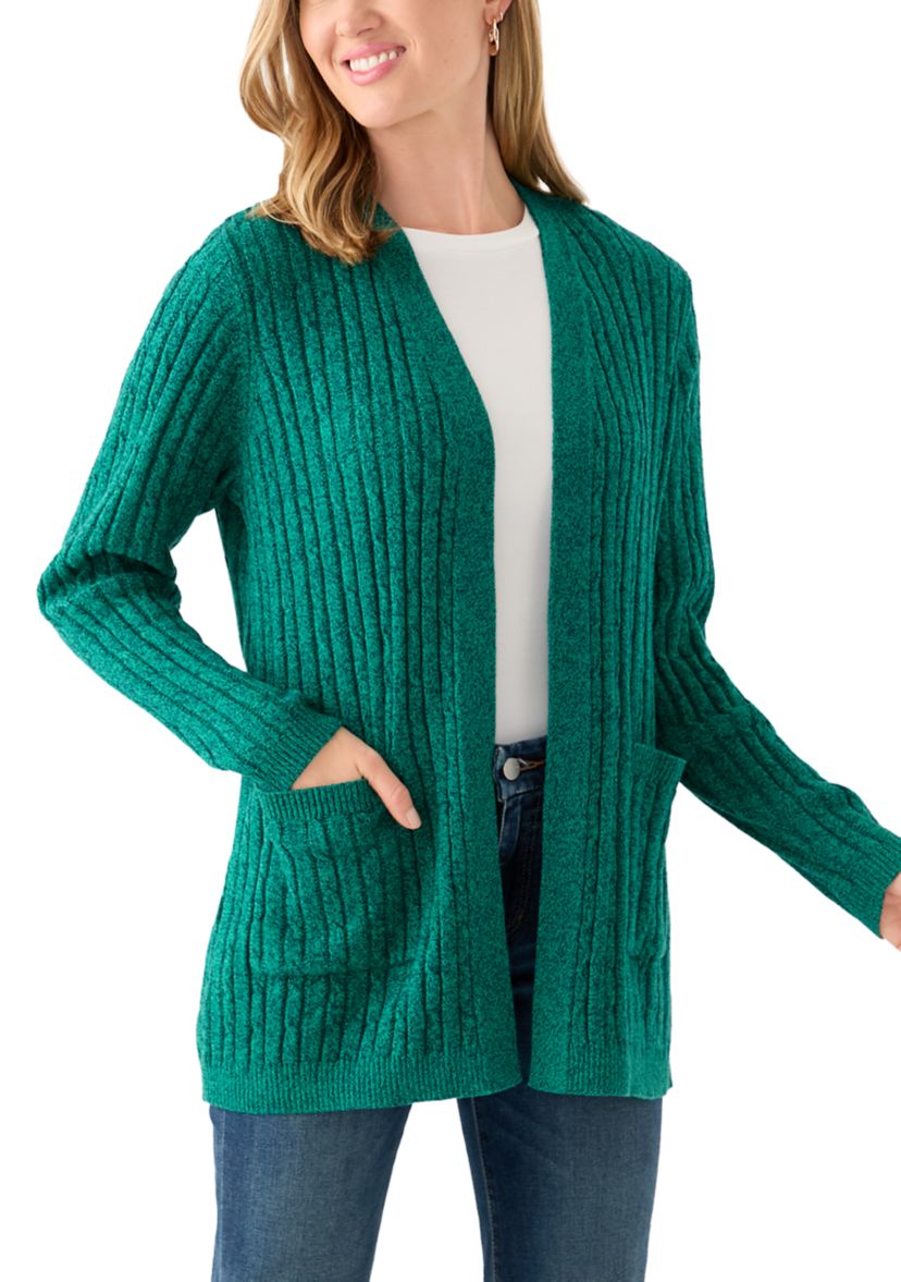 Petite Cable Cardigan 