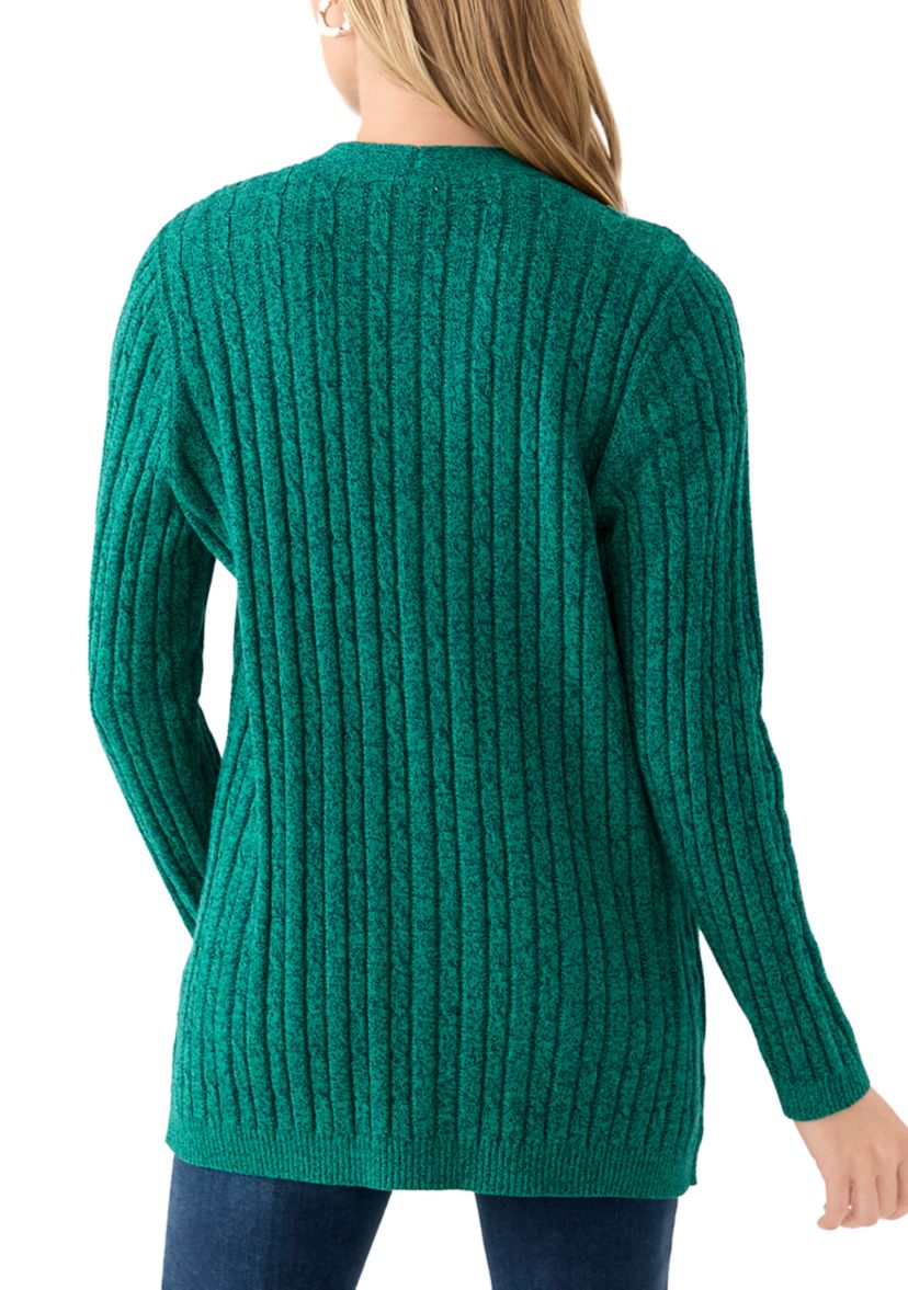 Petite Cable Cardigan 