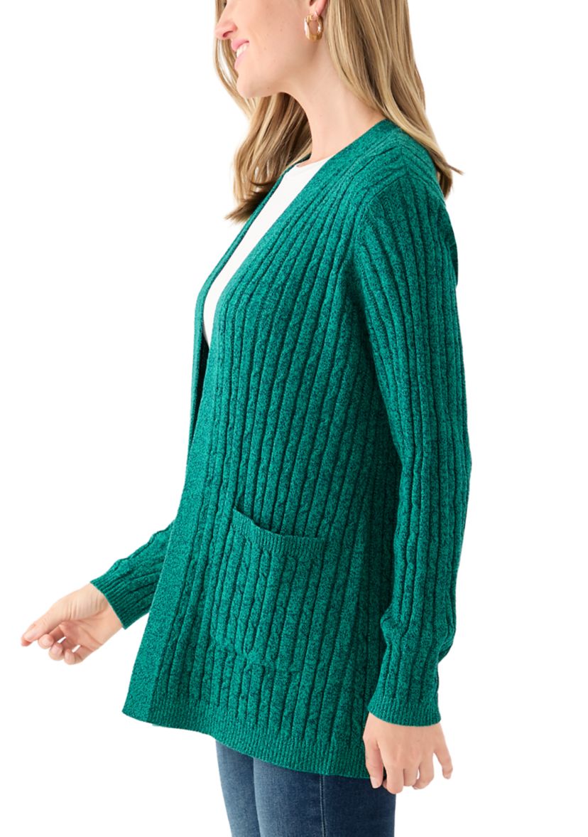 Petite Cable Cardigan 