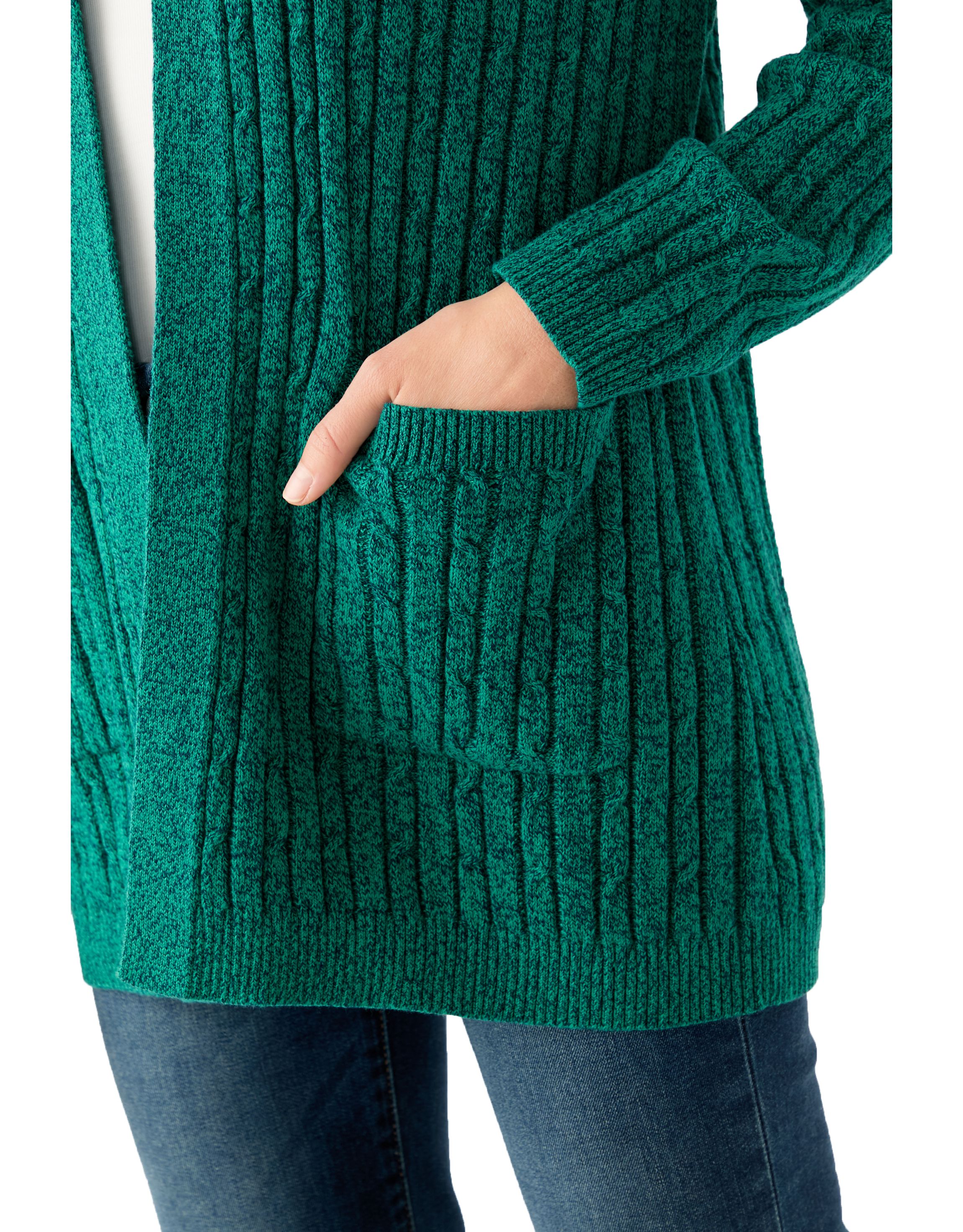 Petite Cable Cardigan 