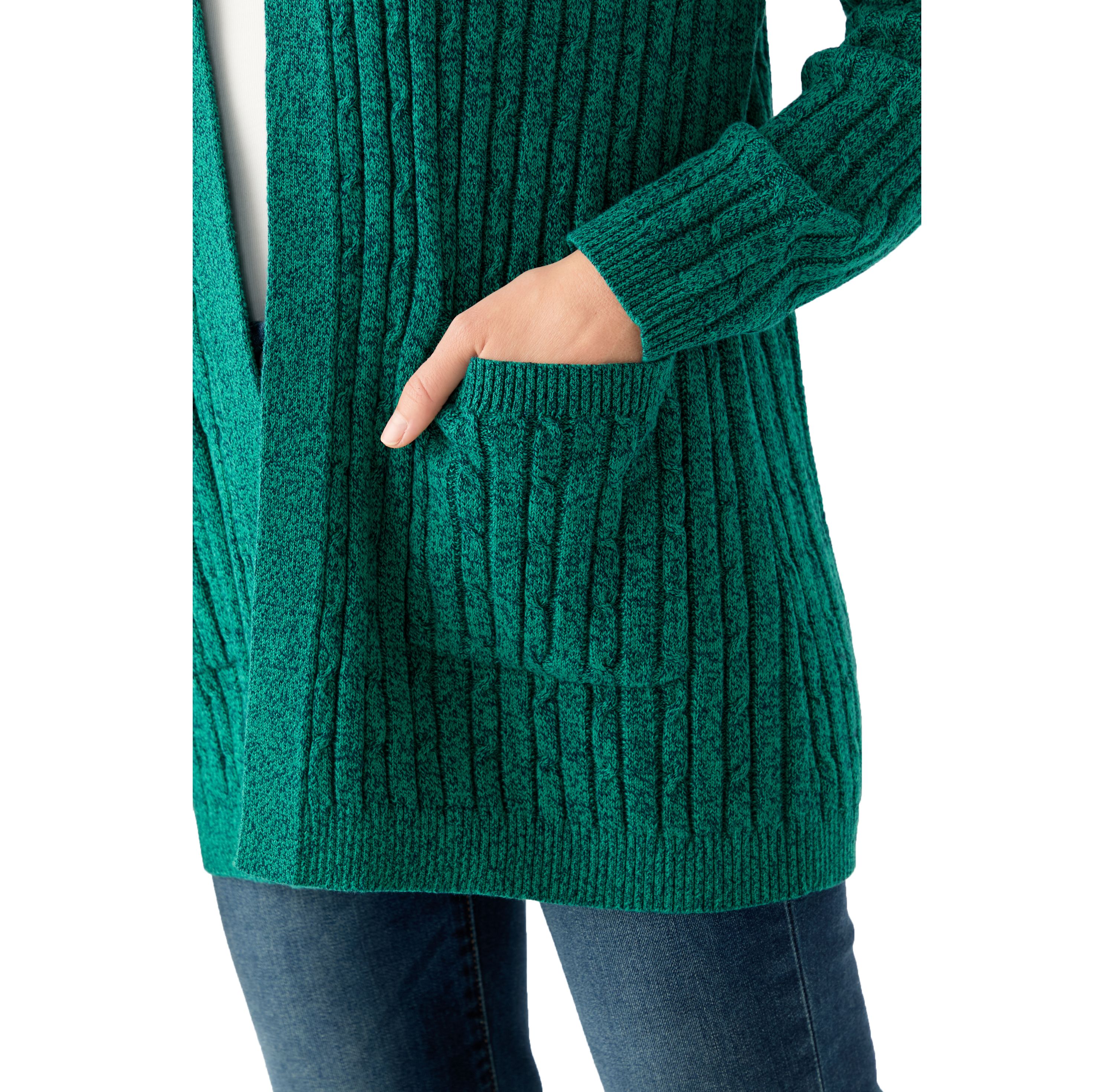 Petite Cable Cardigan 