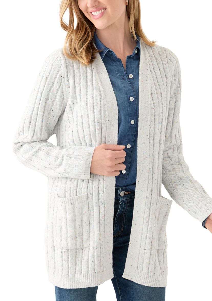 Petite Cable Cardigan 
