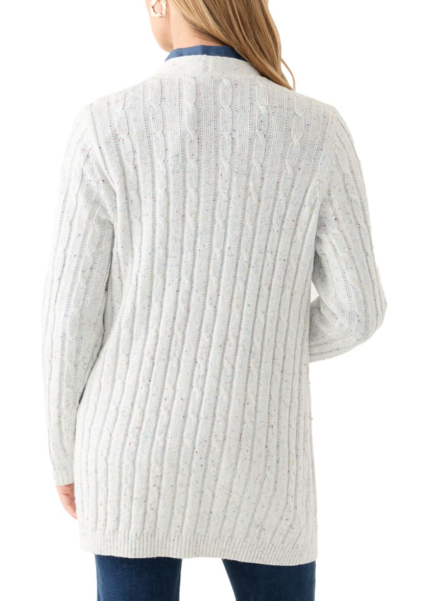 Petite Cable Cardigan 