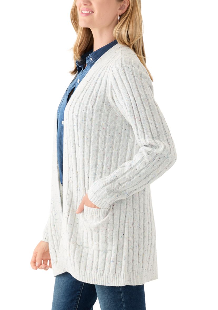Petite Cable Cardigan 
