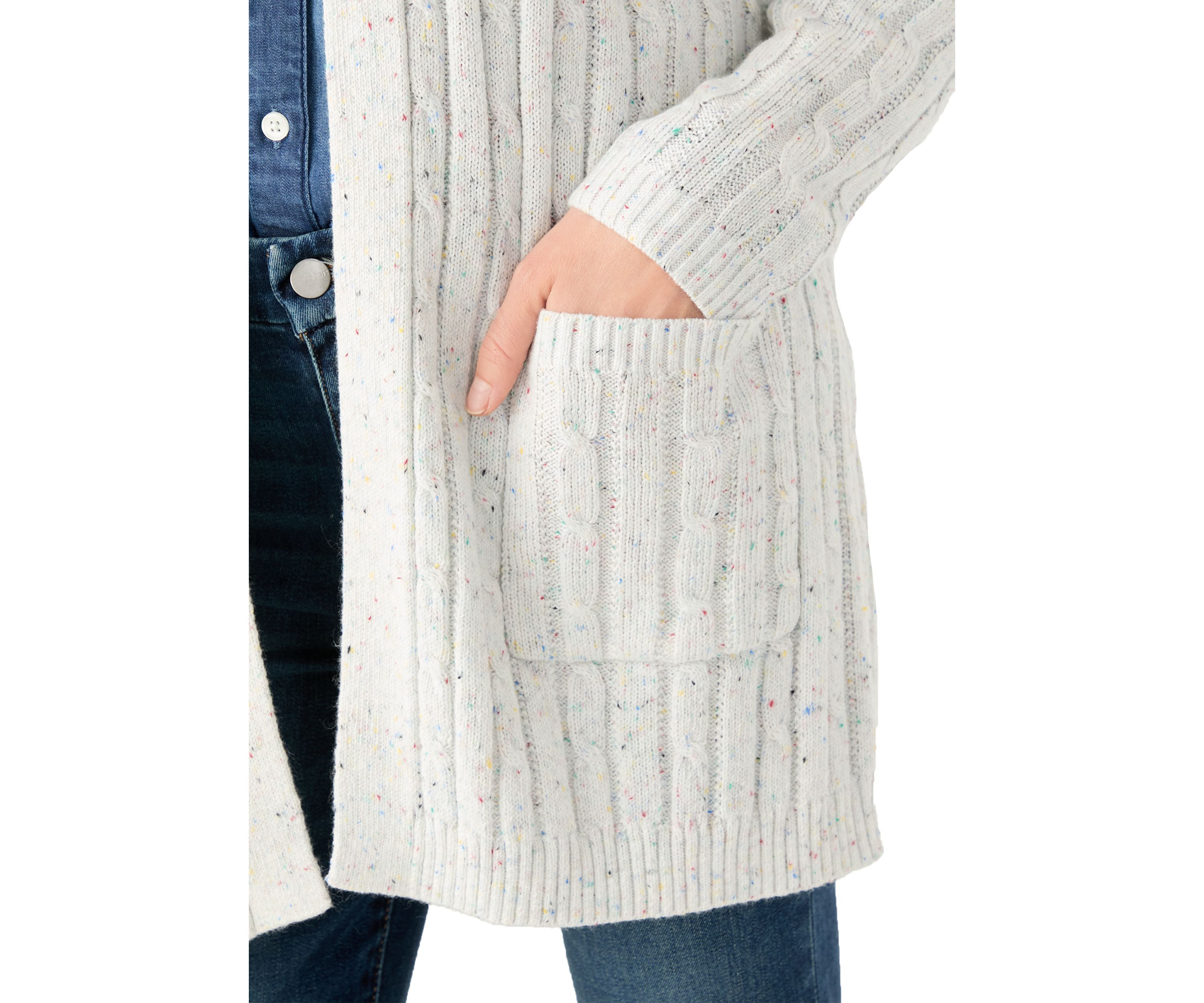 Petite Cable Cardigan 