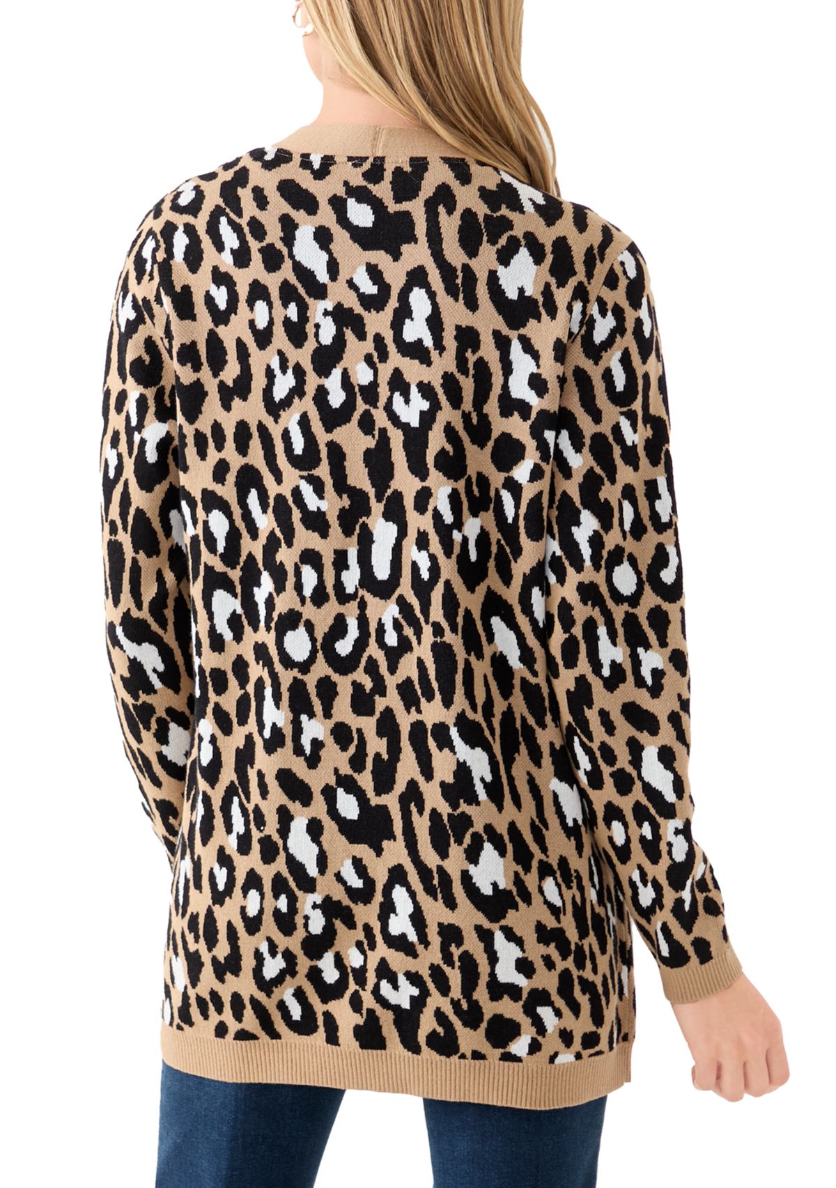 Petite Jacquard Cardigan 