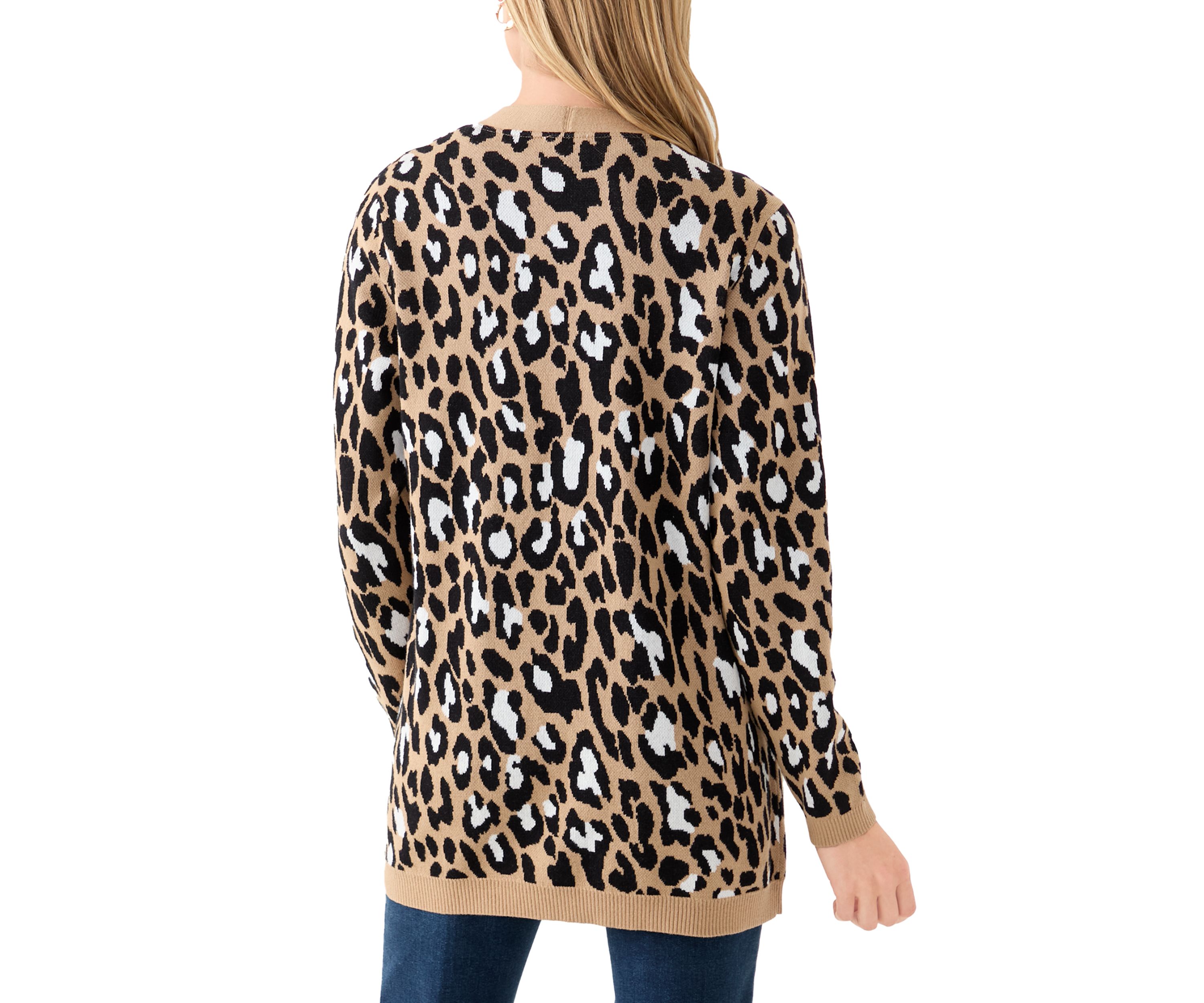 Petite Jacquard Cardigan 