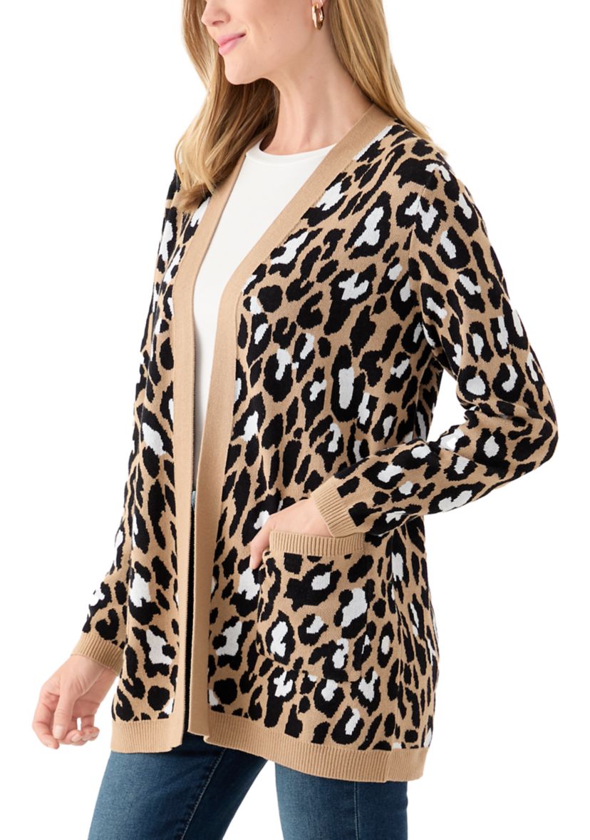 Petite Jacquard Cardigan 