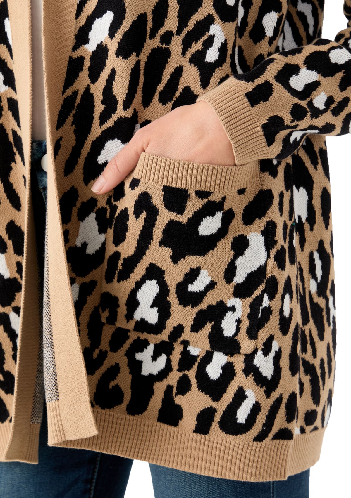 Petite Jacquard Cardigan 