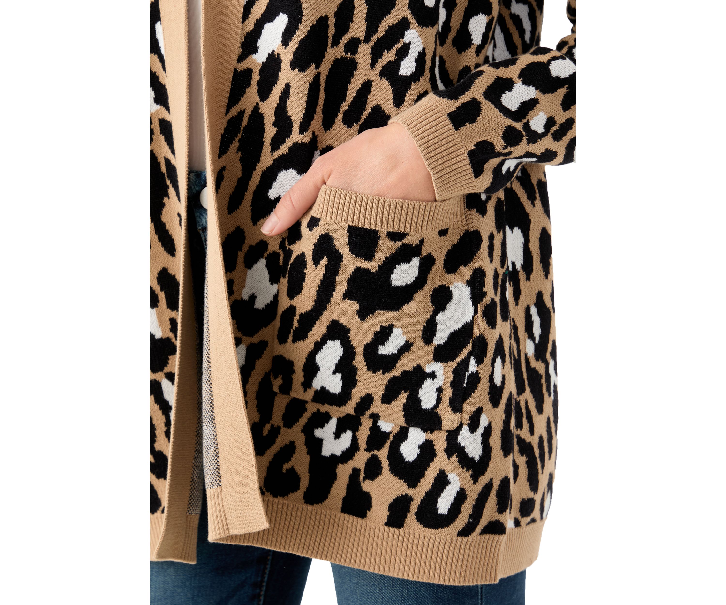Petite Jacquard Cardigan 