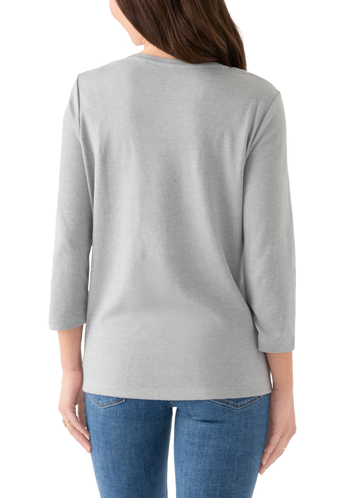 Petite Snowflake Graphic T-Shirt