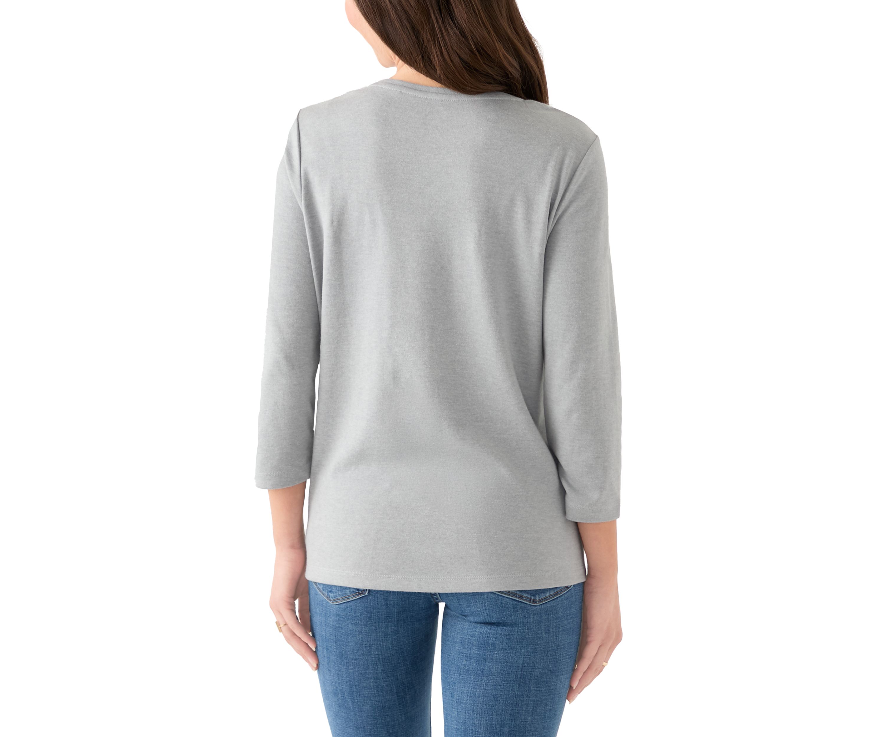Petite Snowflake Graphic T-Shirt