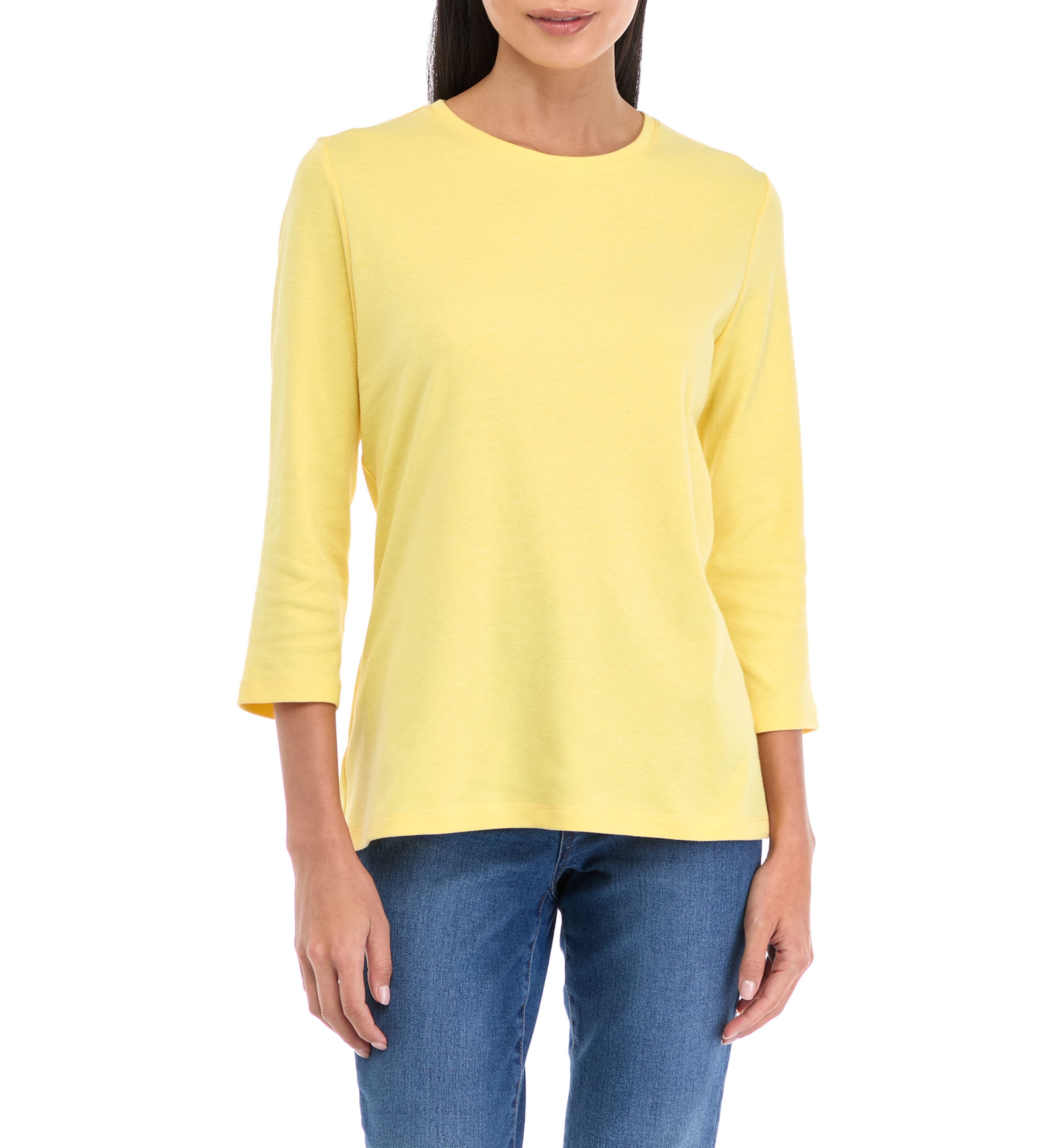 Petite Crew Neck Top