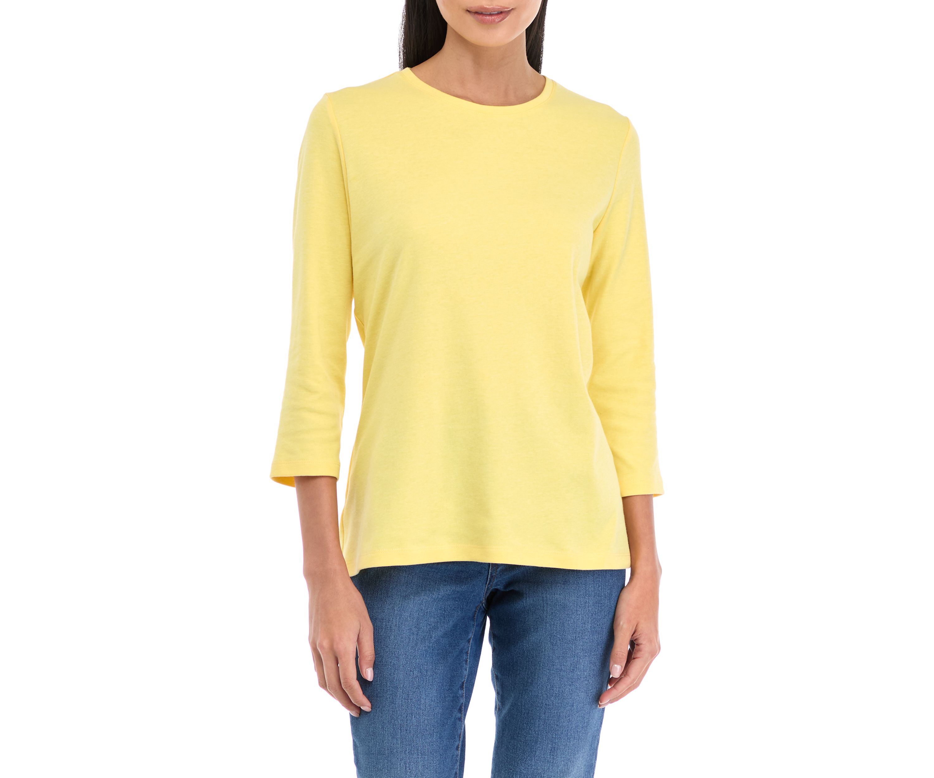Petite Crew Neck Top