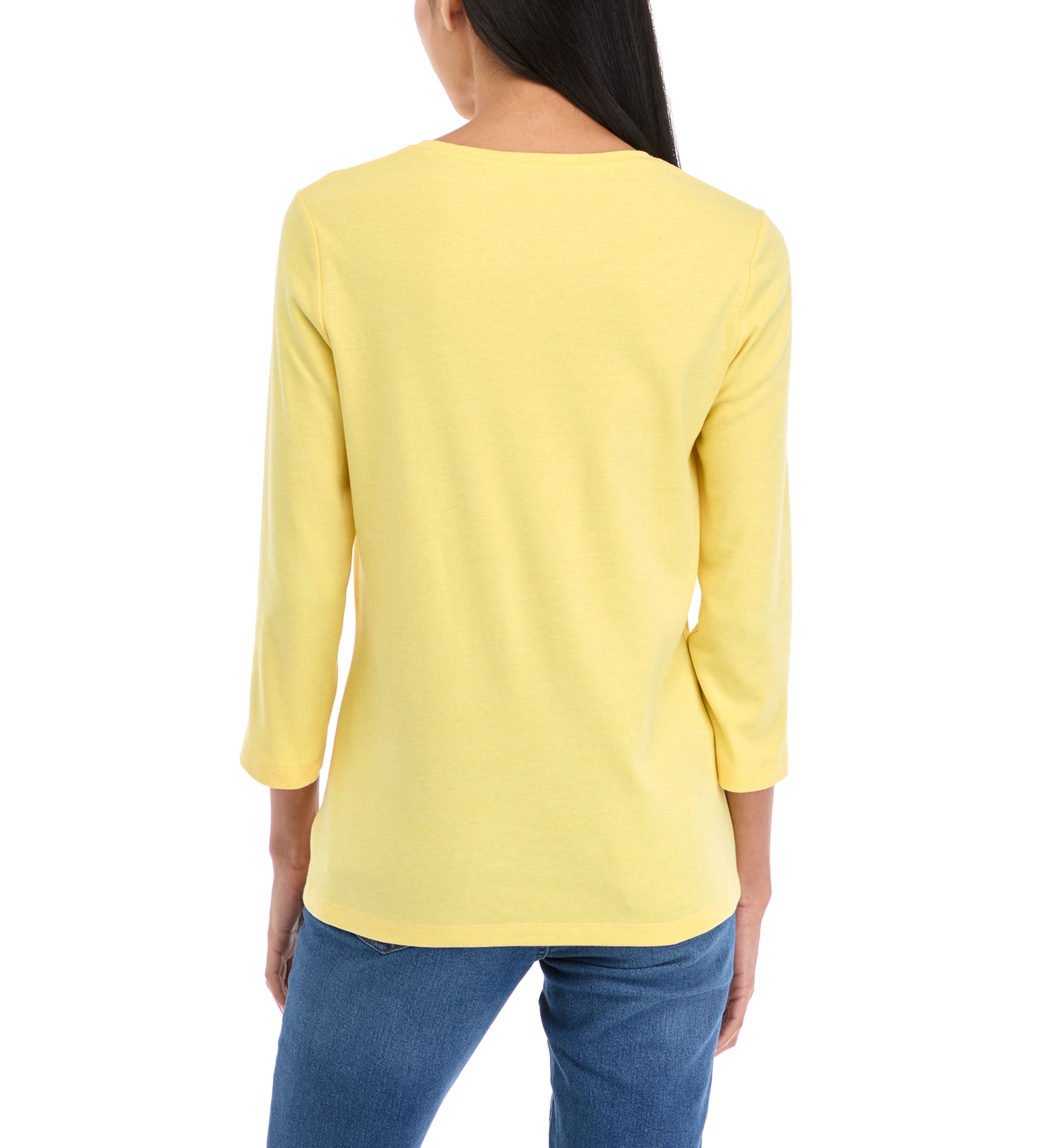 Petite Crew Neck Top