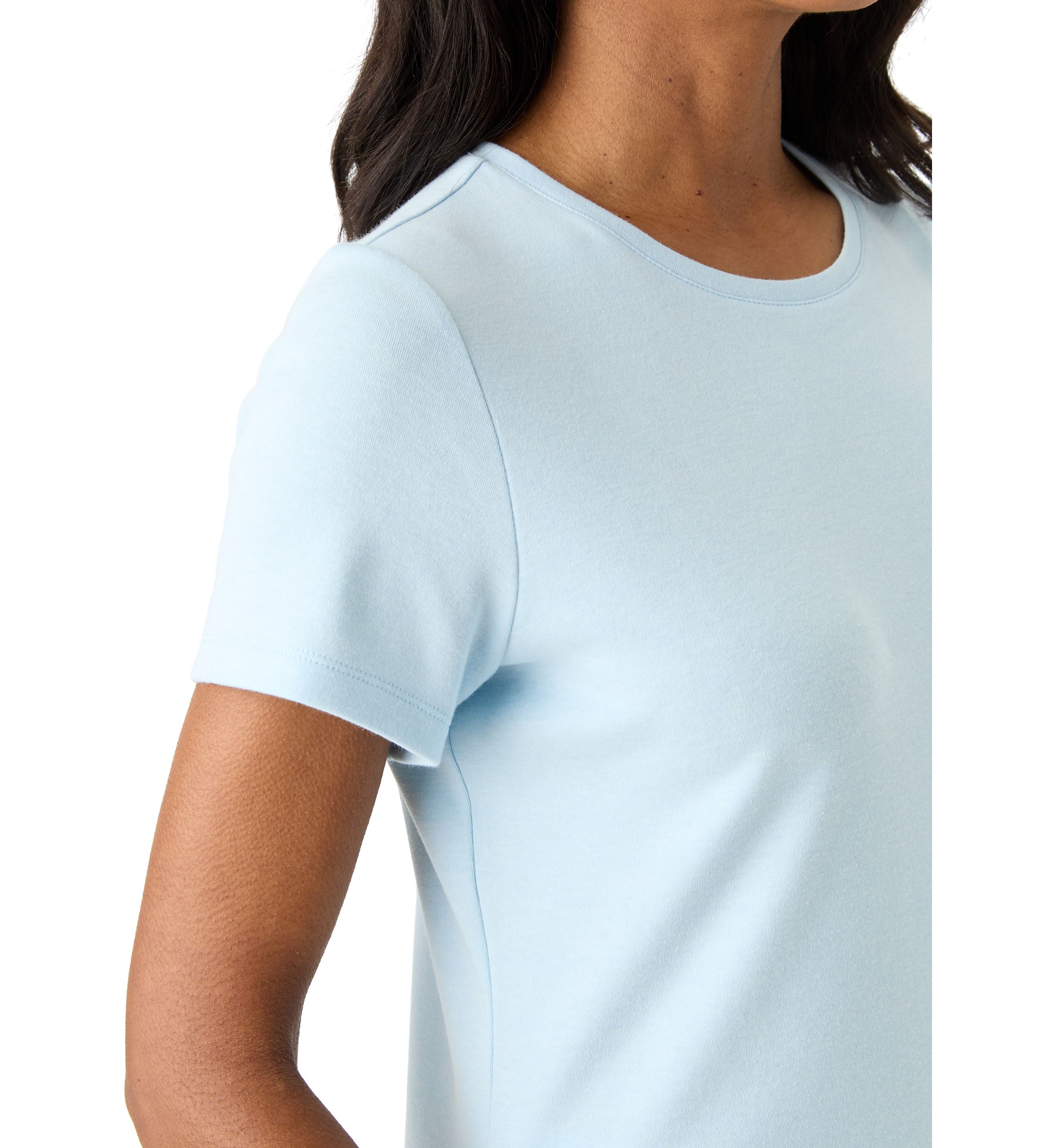 Petite Short Sleeve Crew T-Shirt 