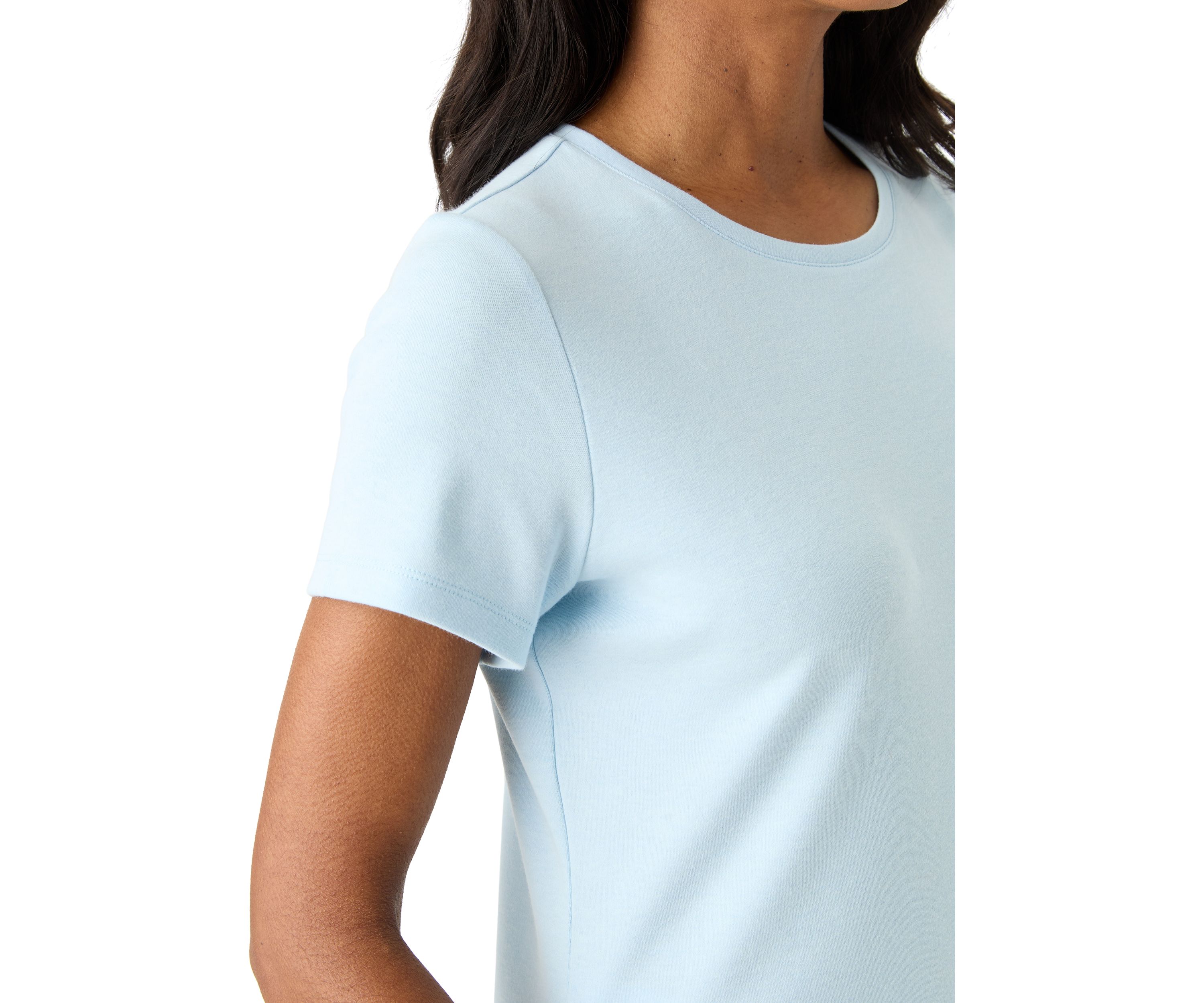 Petite Short Sleeve Crew T-Shirt 