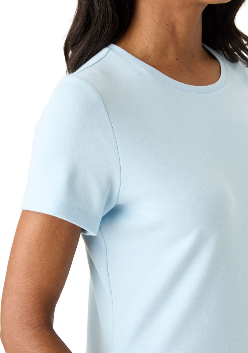 Petite Short Sleeve Crew T-Shirt 
