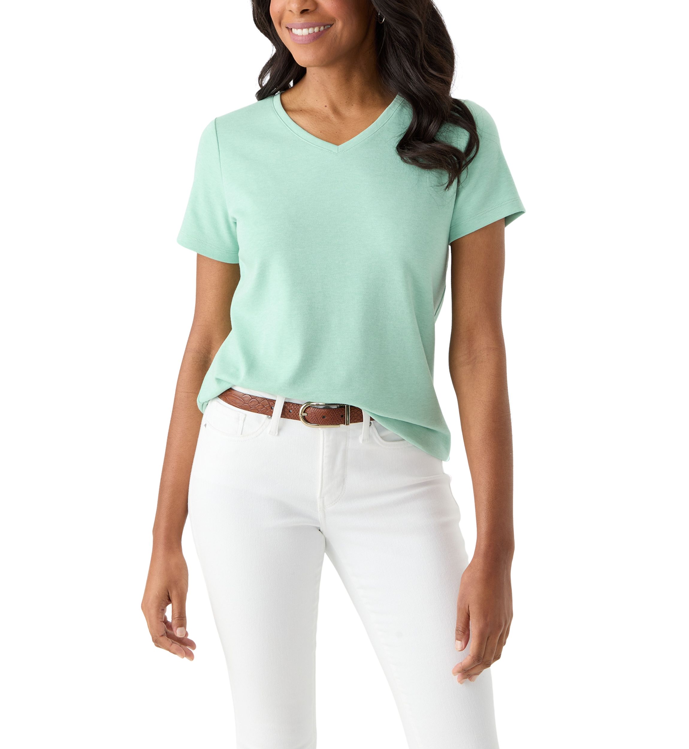 Petite V-Neck T-Shirt 