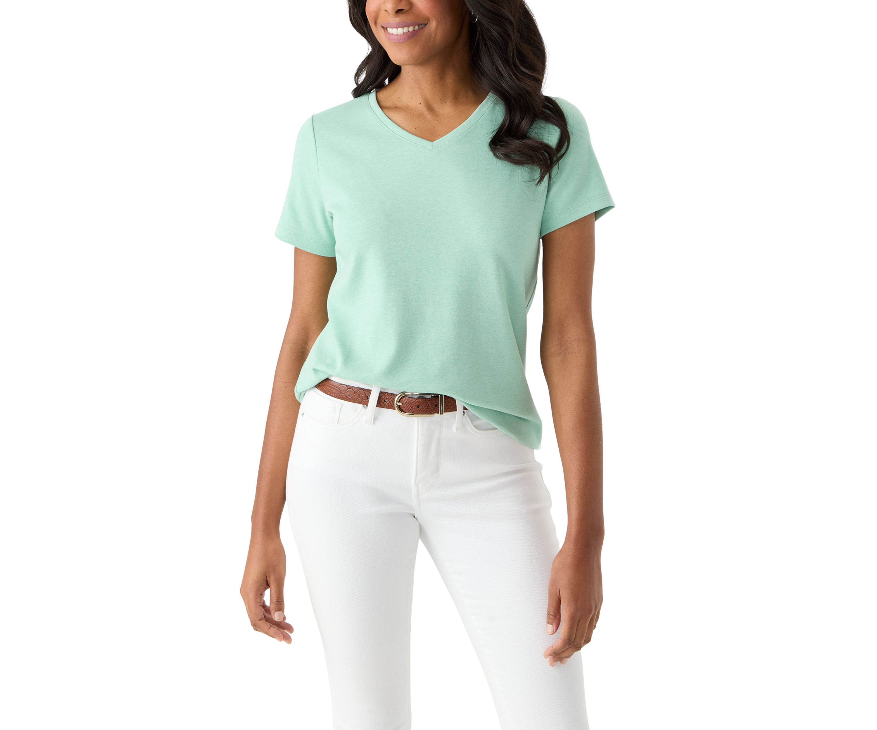 Petite V-Neck T-Shirt 