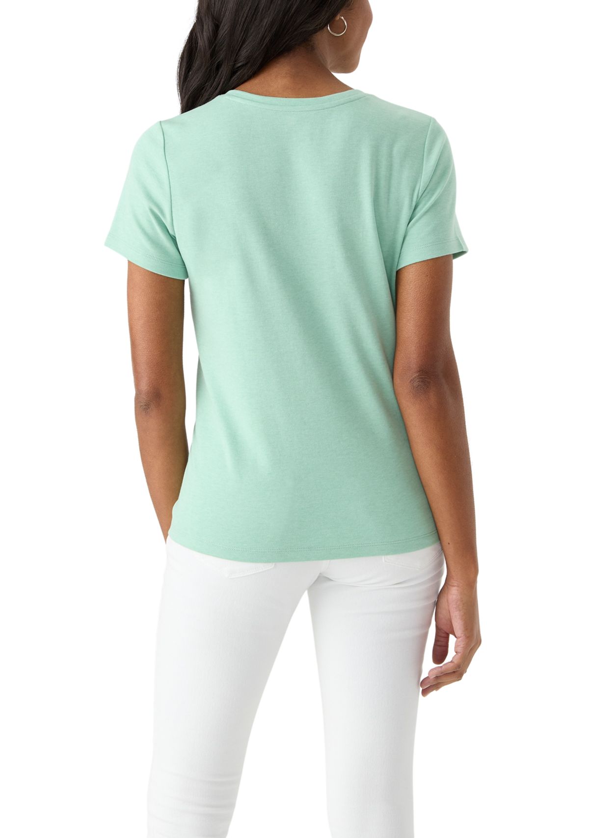 Petite V-Neck T-Shirt 
