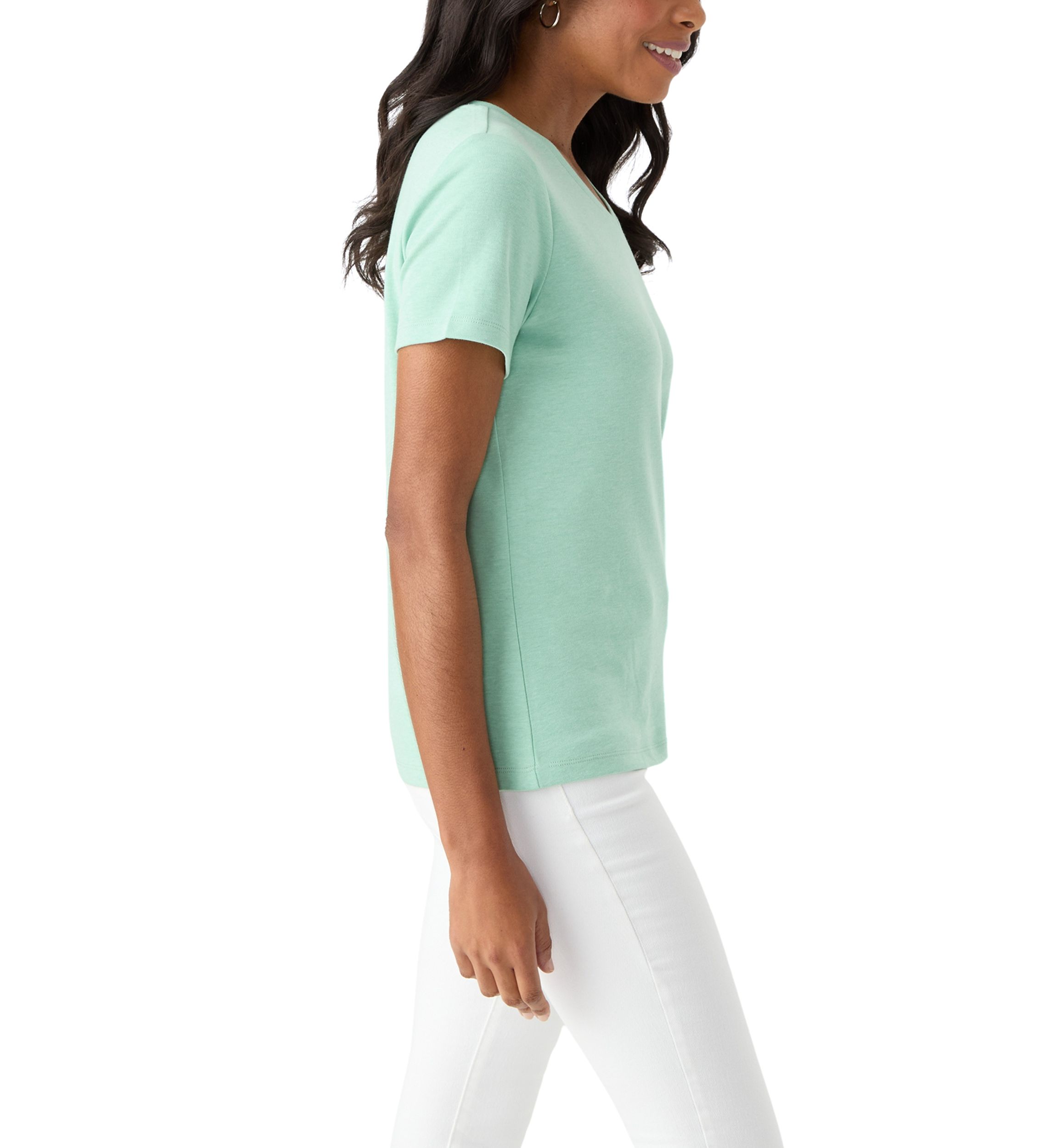 Petite V-Neck T-Shirt 