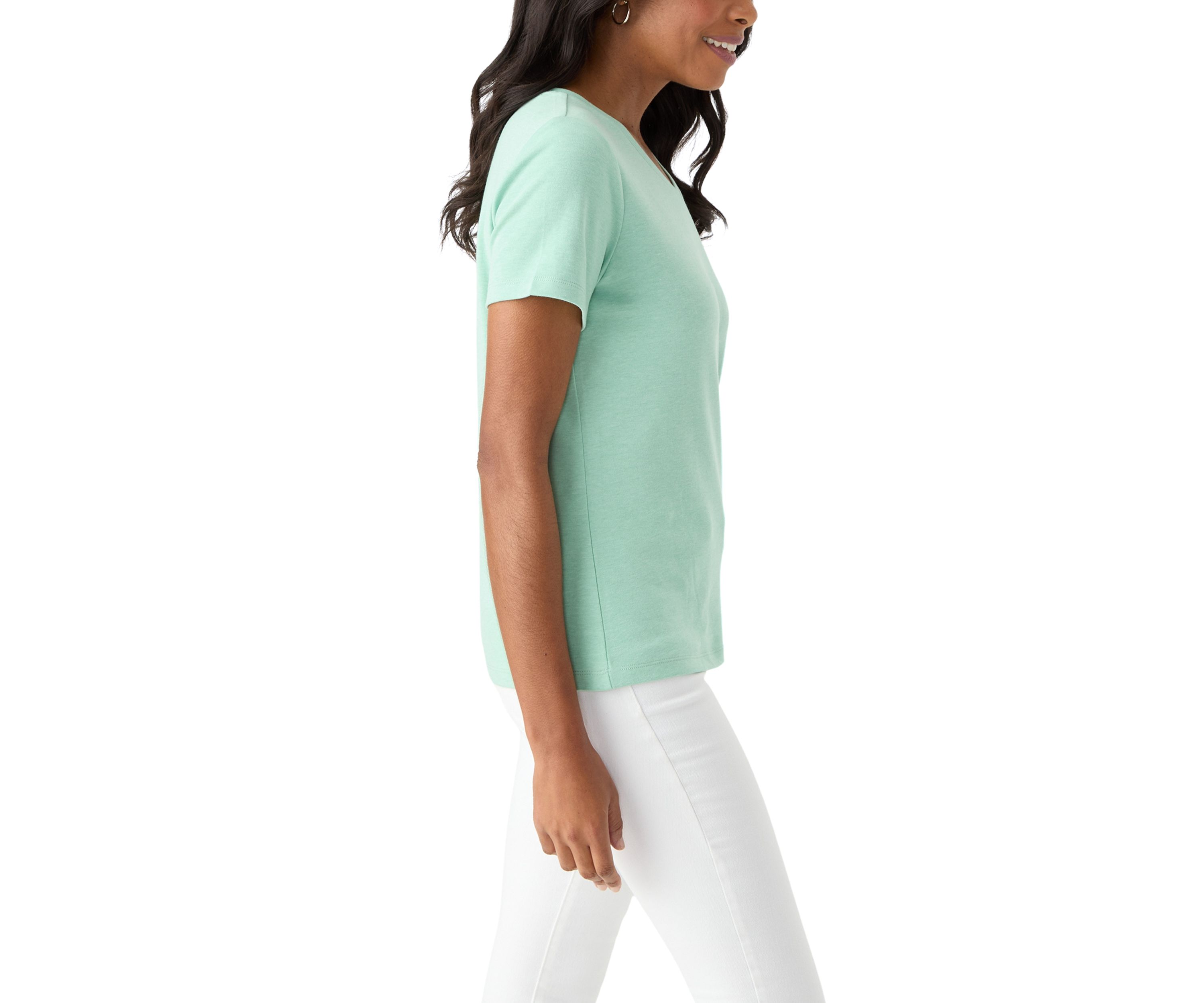 Petite V-Neck T-Shirt 