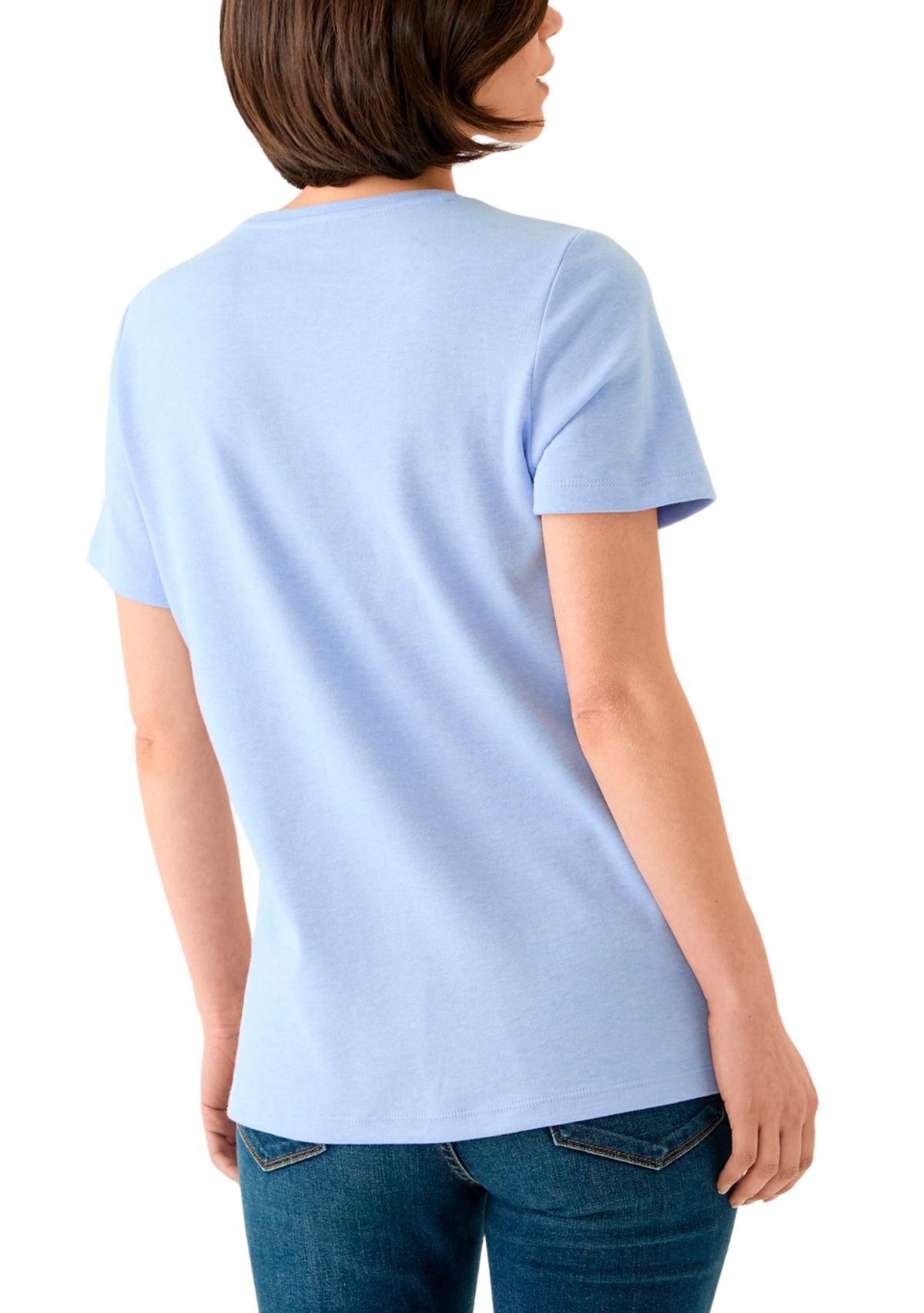 Petite Heather Graphic T-Shirt 